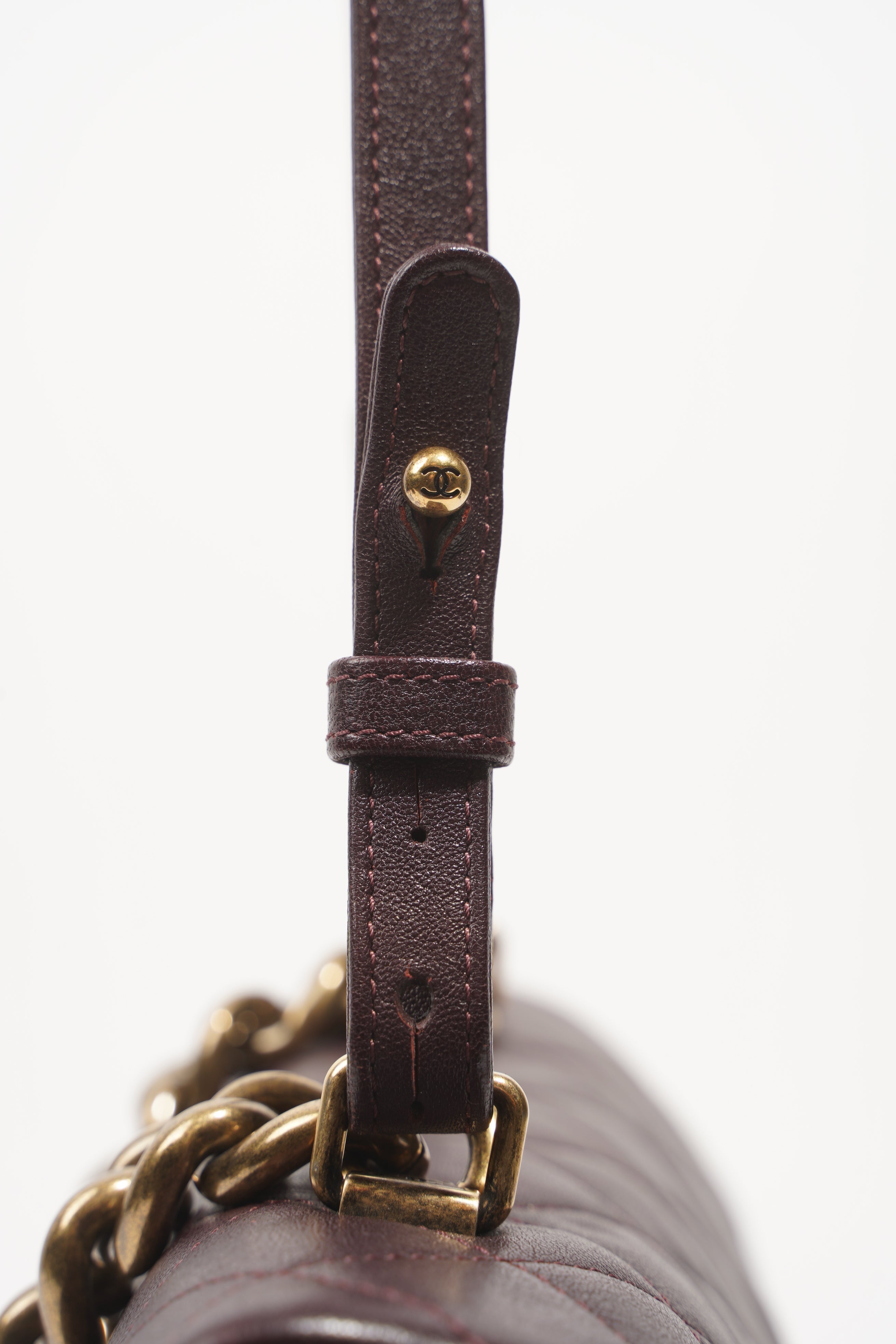 Chanel Womens Trapezio Purple