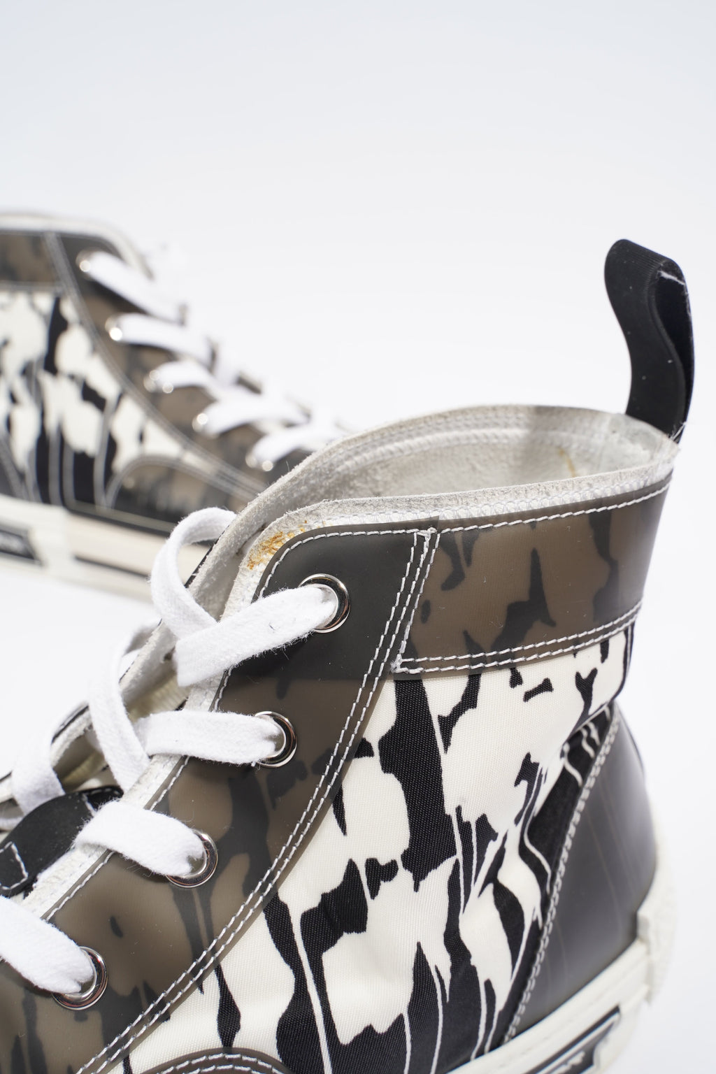 Christian Dior Mens B23 High Top Black / White EU 42 / UK 8