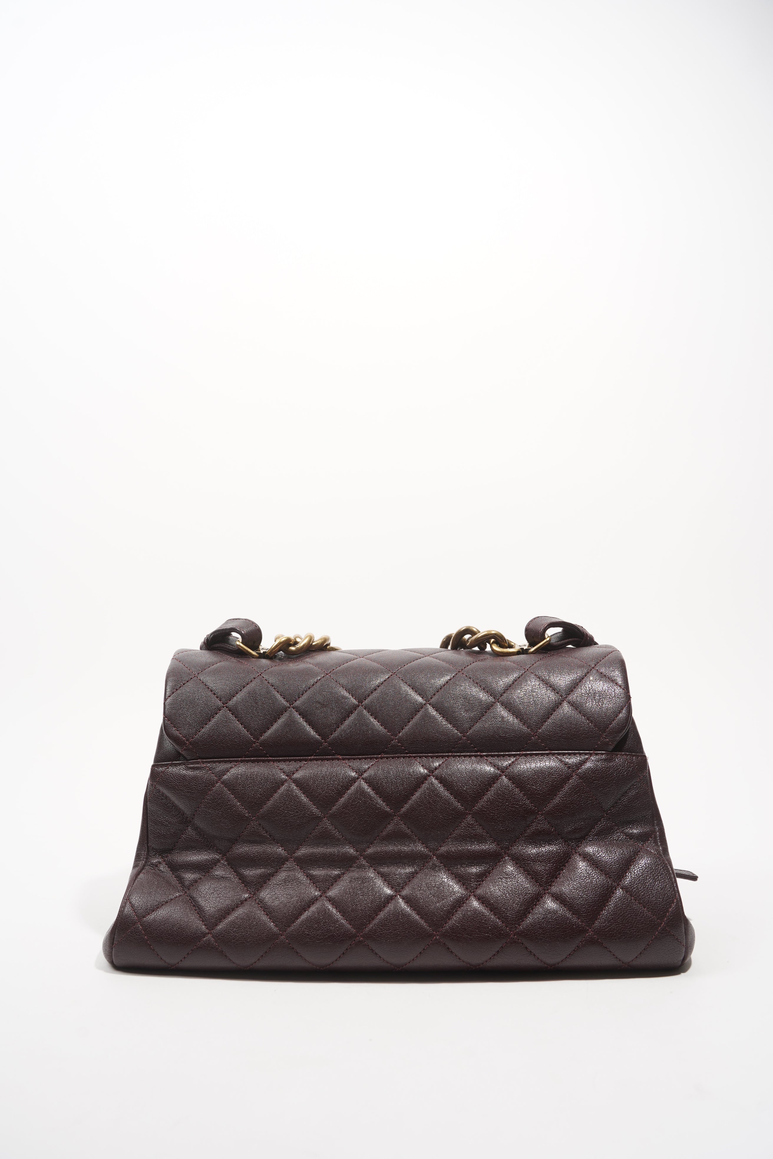 Chanel Womens Trapezio Purple
