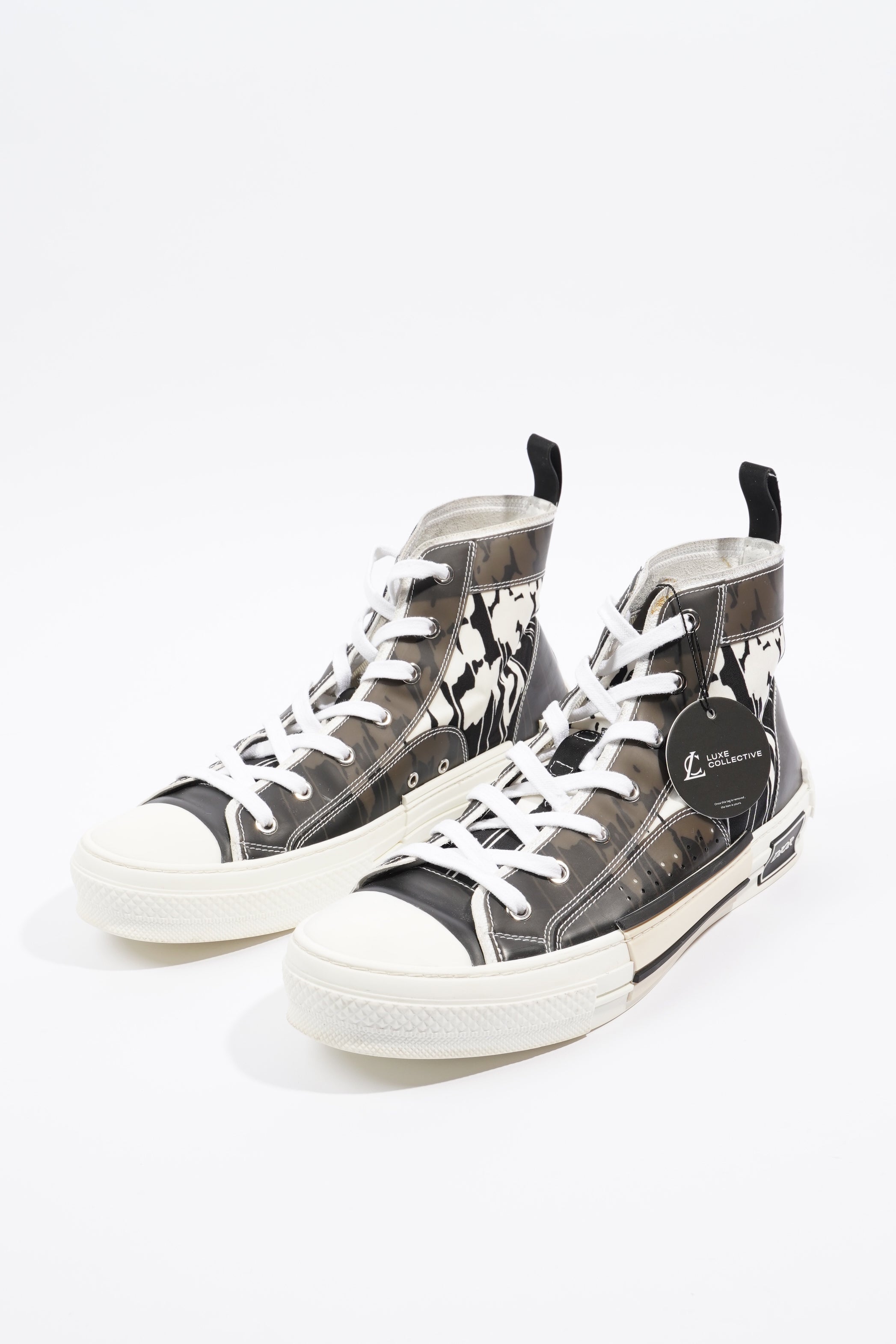 Christian Dior Mens B23 High Top Black / White EU 42 / UK 8