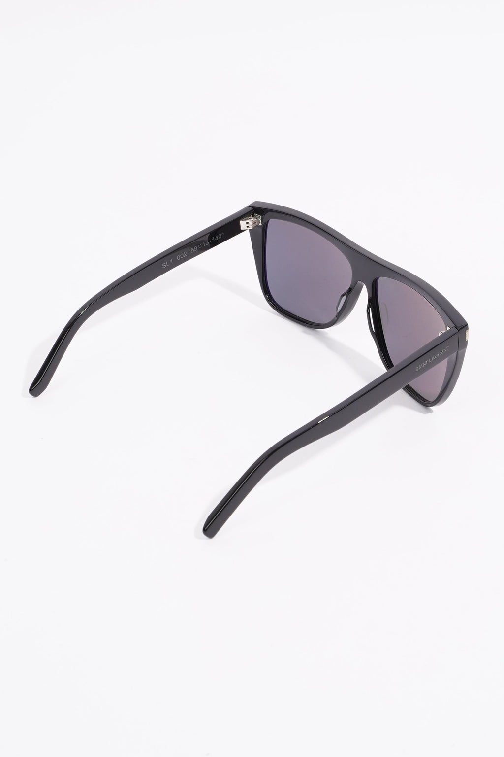 Saint Laurent Womens SL1002 Sunglasses Black Acetate 140