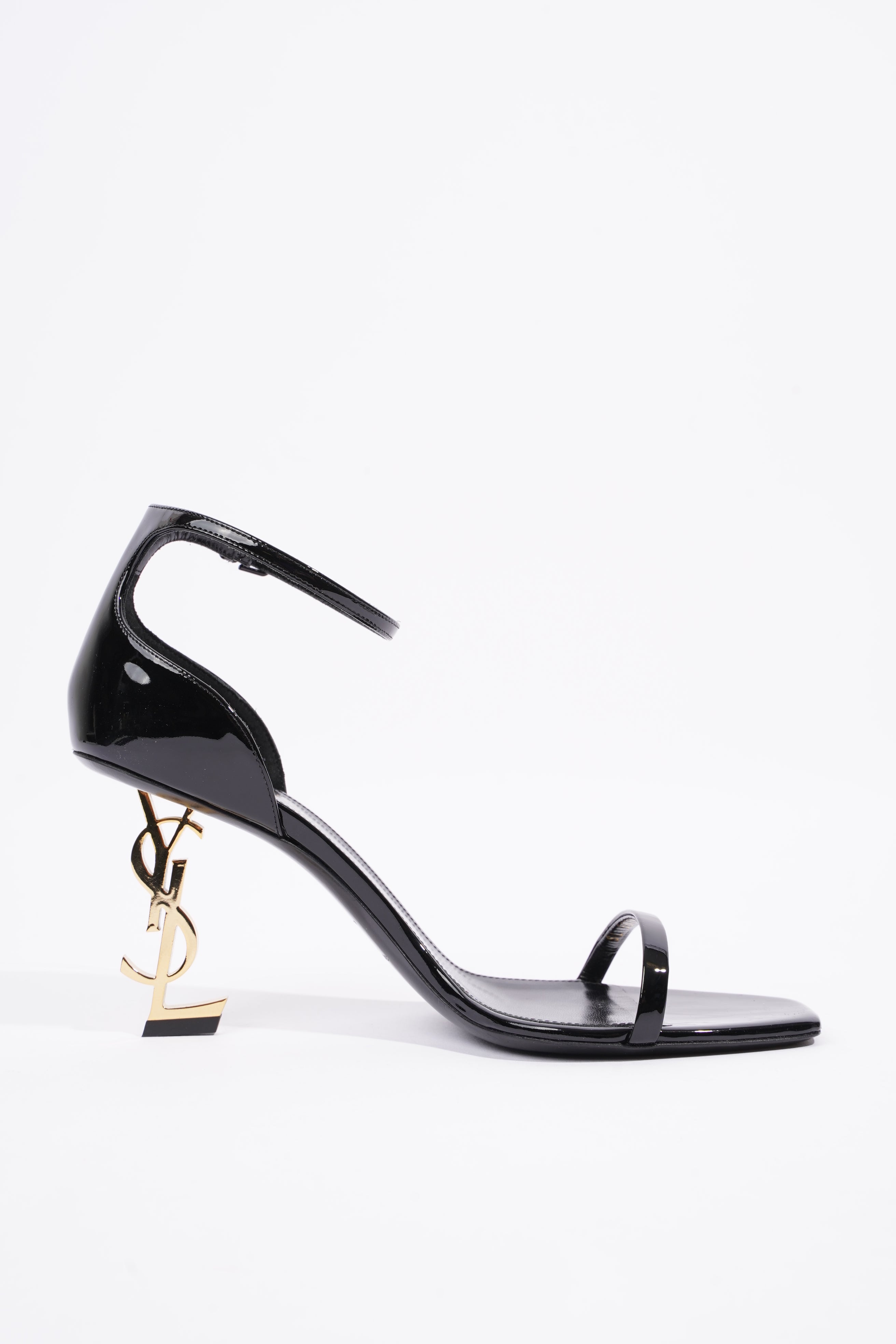 Saint Laurent Womens Opyum Patent Black EU 40 / UK 7