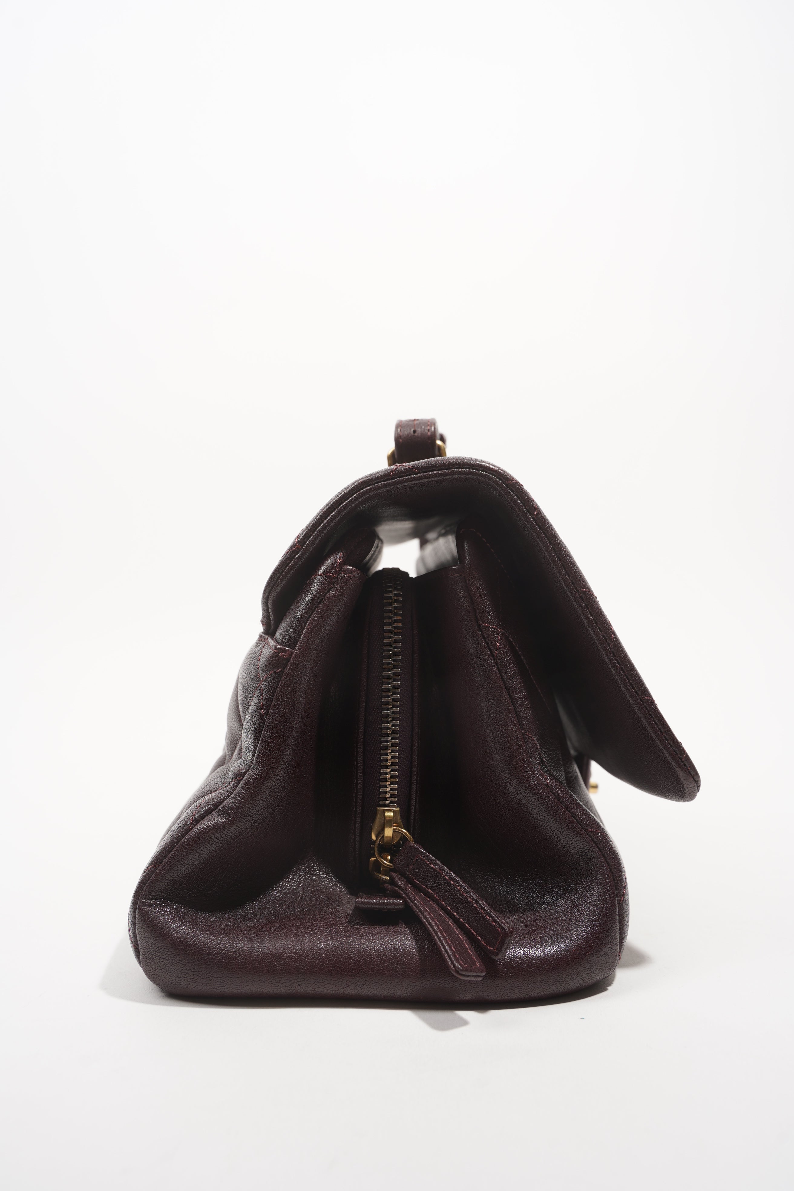 Chanel Womens Trapezio Purple