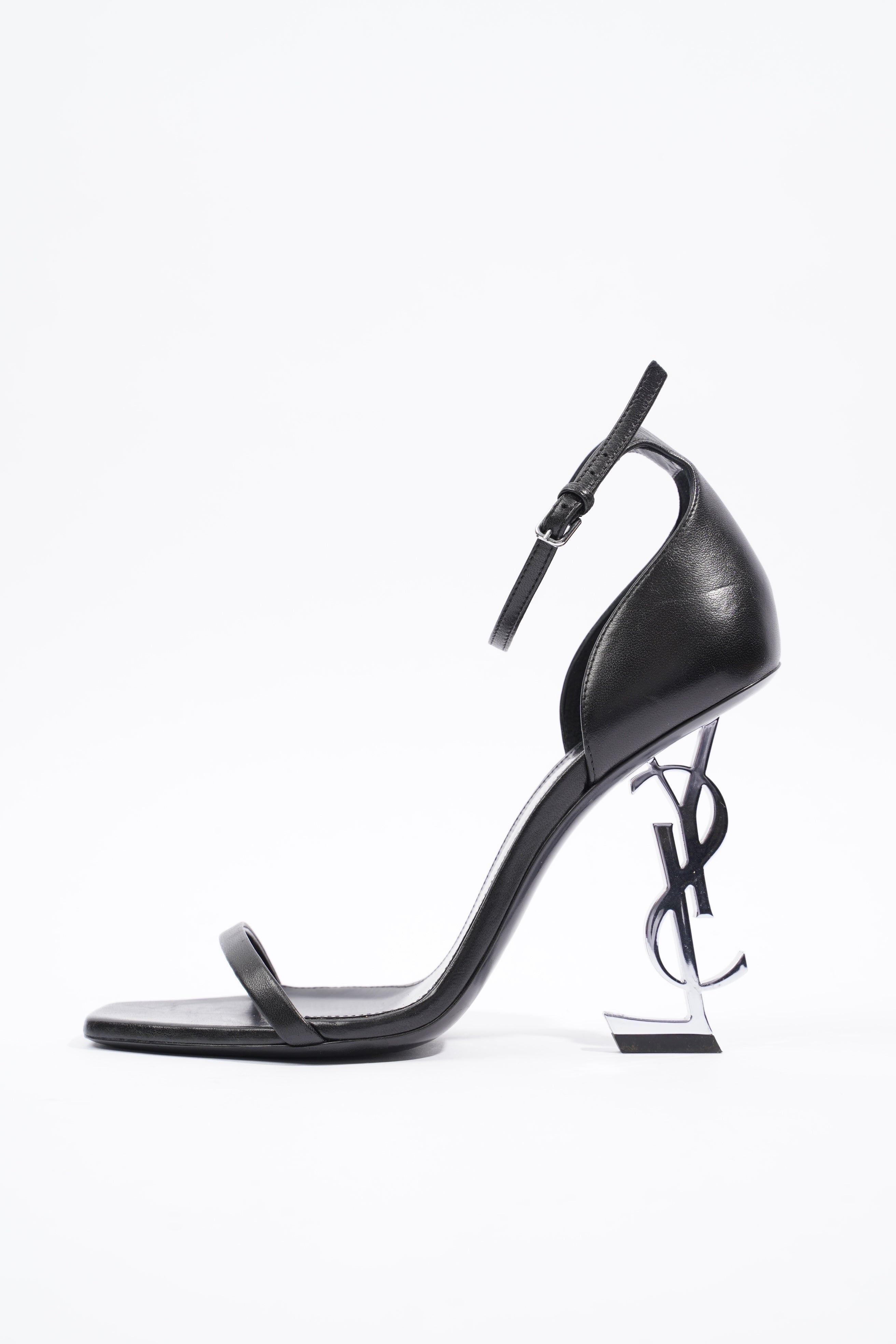 Saint Laurent Opyum 110 Sandal Black / Silver EU 38.5 / UK 5.5