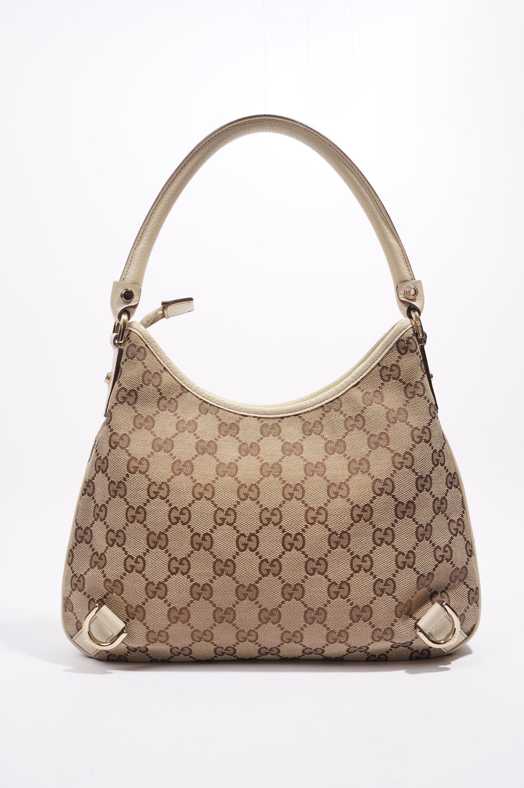 Gucci Hobo Bag Beige Canvas
