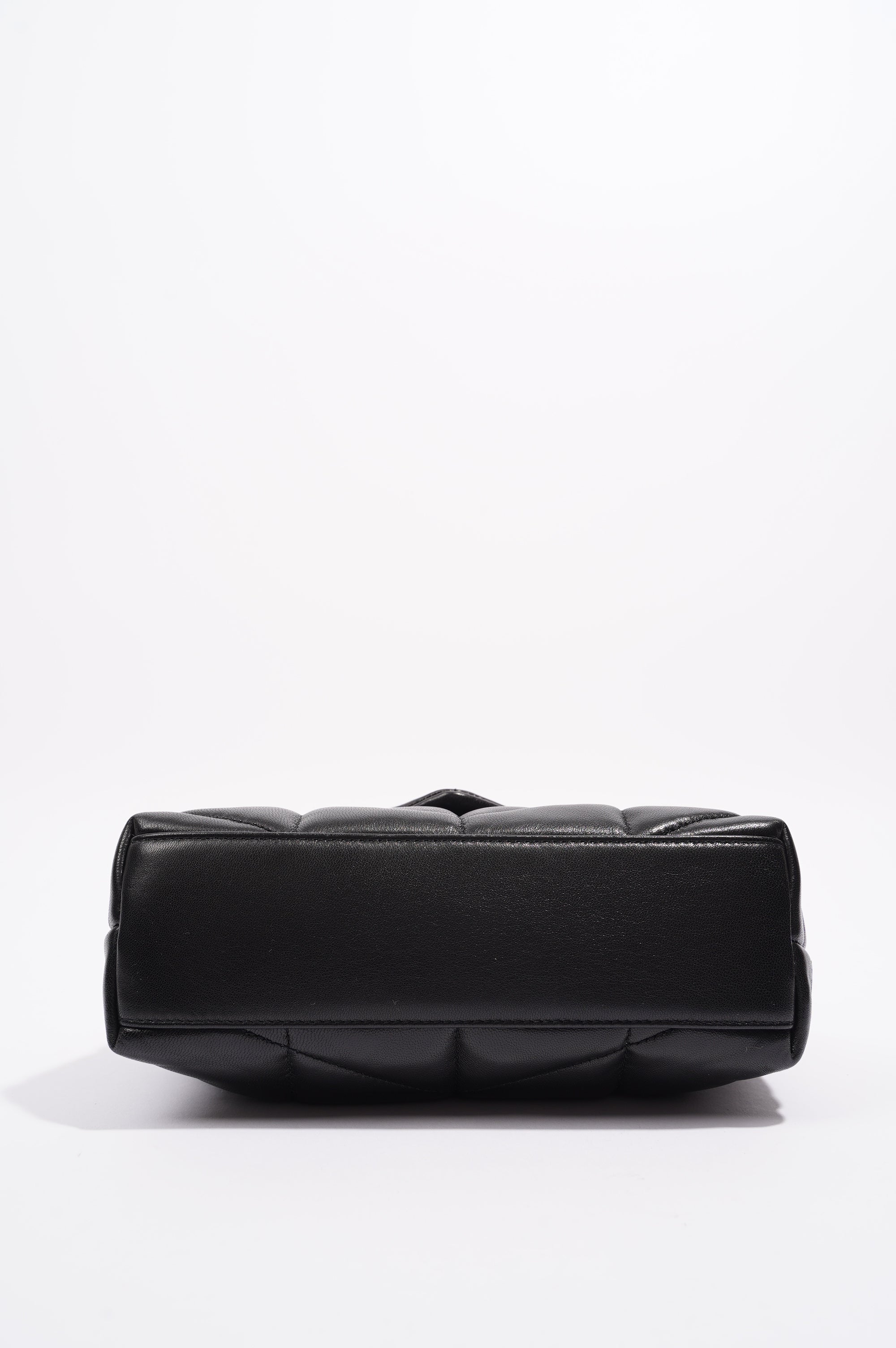 Saint Laurent Womens Loulou Toy Puffer Bag Black