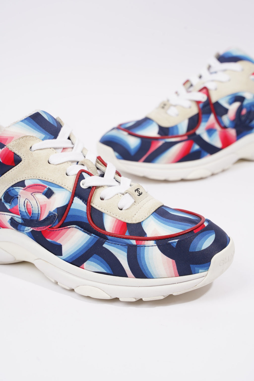 Chanel CC Logo Blue / Multi EU 38 / UK 5