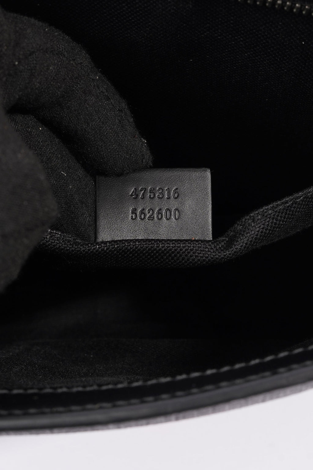 Gucci GG Supreme Pouch Black Canvas One Size
