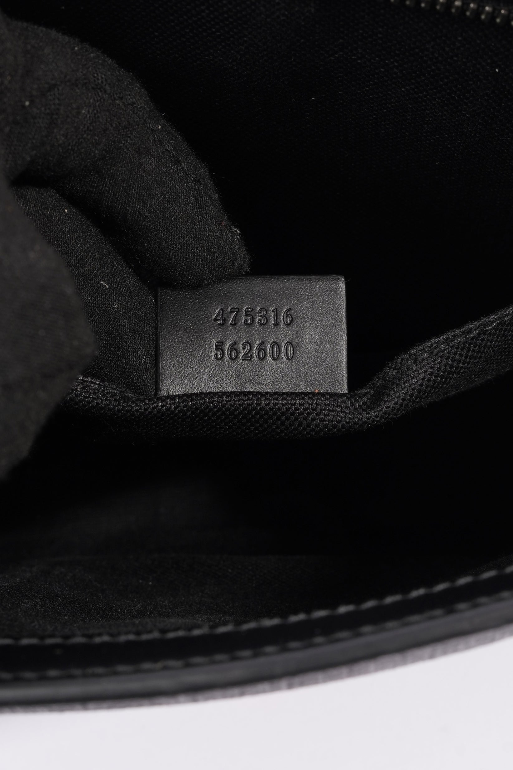 Gucci GG Supreme Pouch Black Canvas One Size