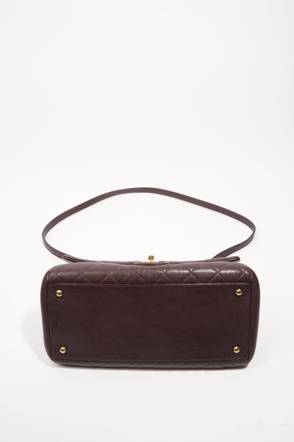 Chanel Womens Trapezio Purple