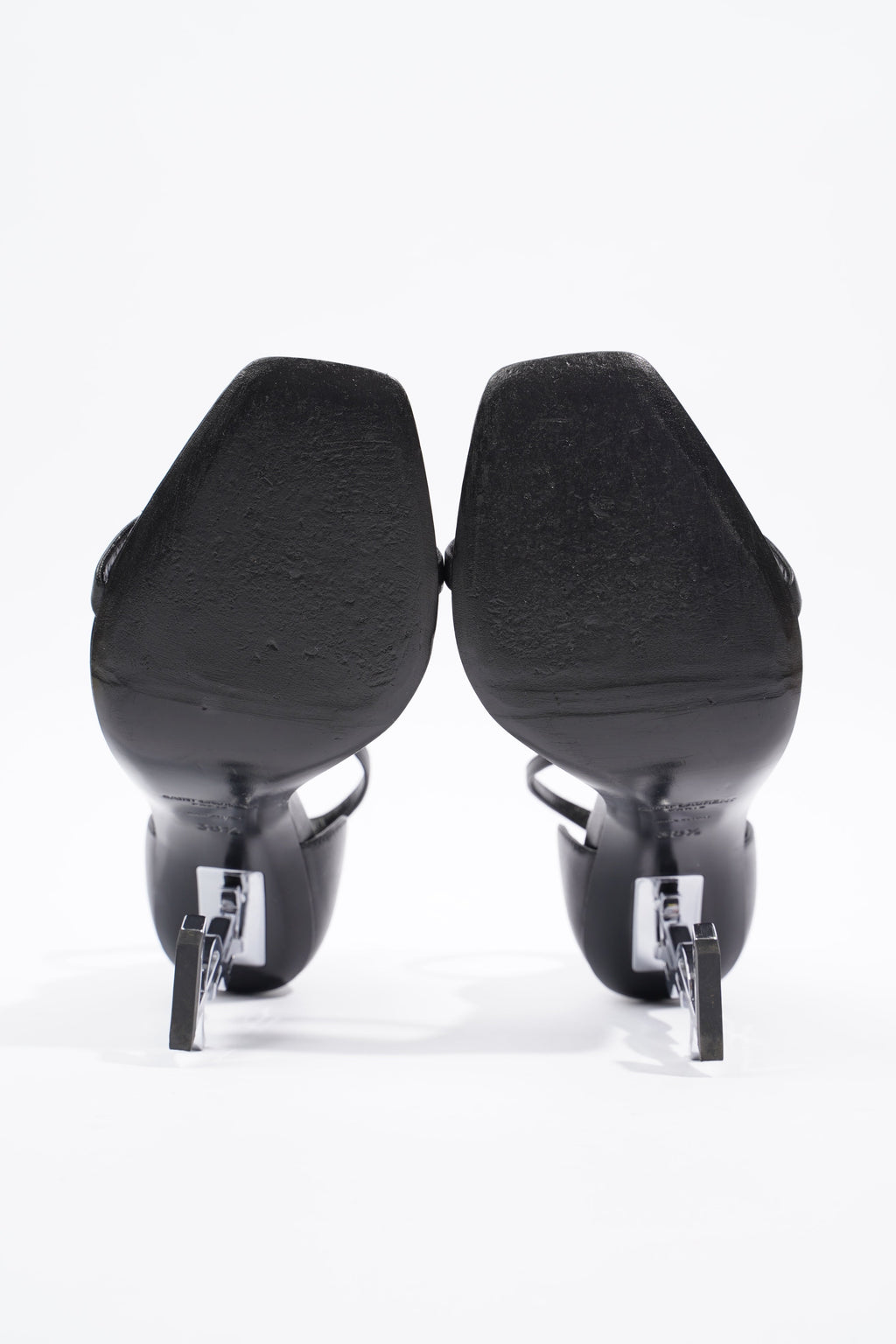 Saint Laurent Opyum 110 Sandal Black / Silver EU 38.5 / UK 5.5
