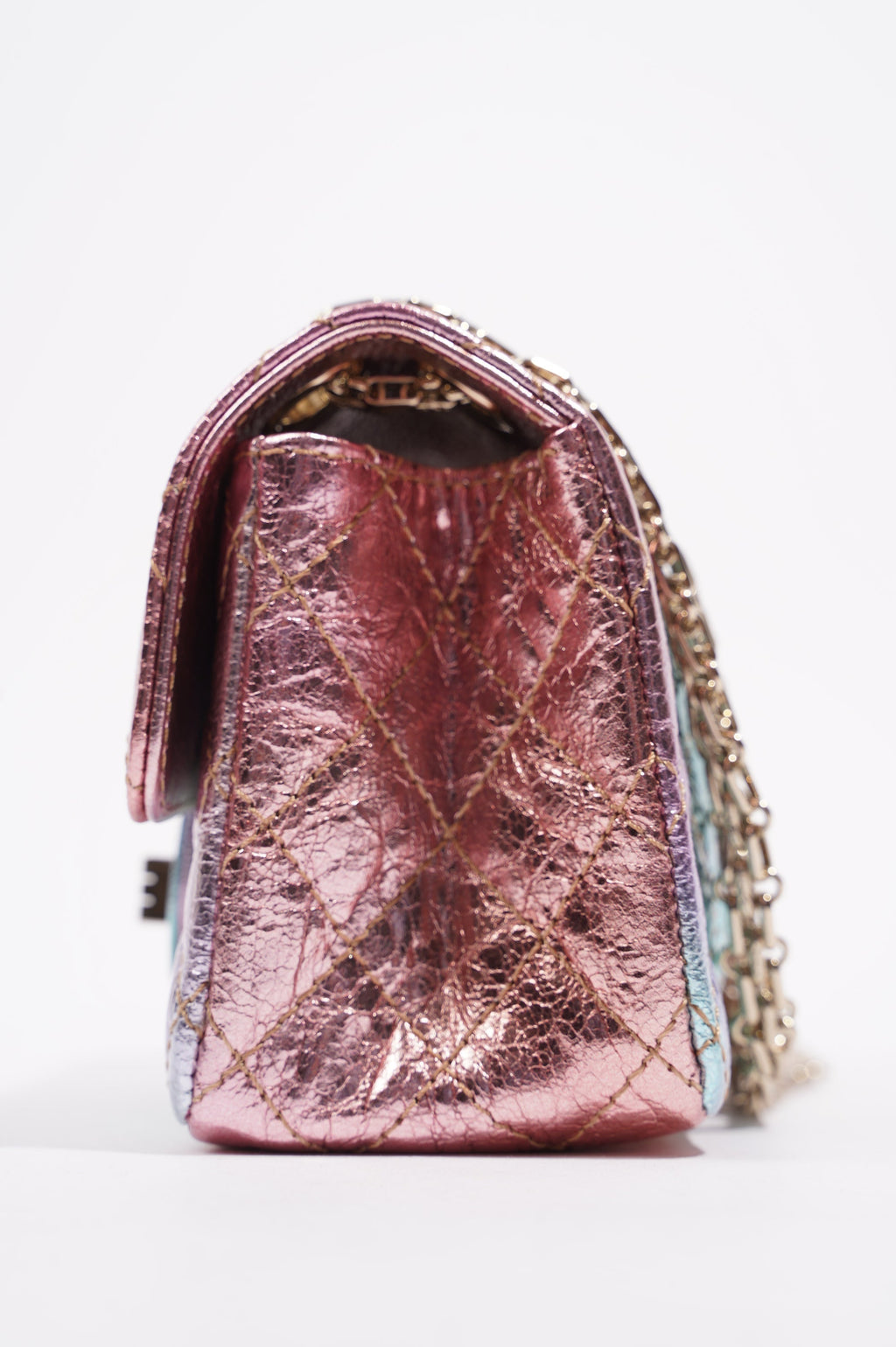 Chanel Womens The Mermaid Re-Issue 2.55 Goatskin Small