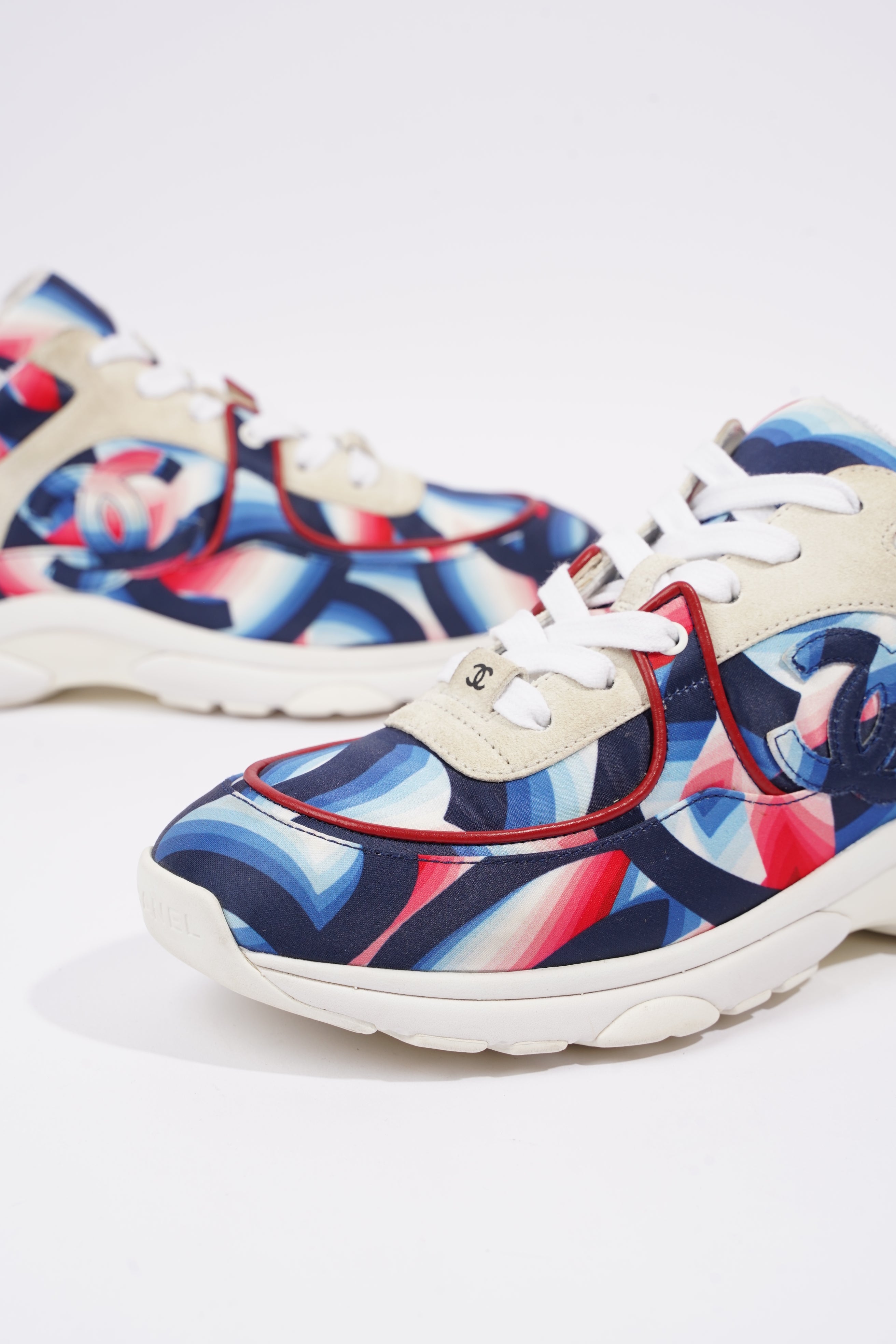 Chanel CC Logo Blue / Multi EU 38 / UK 5