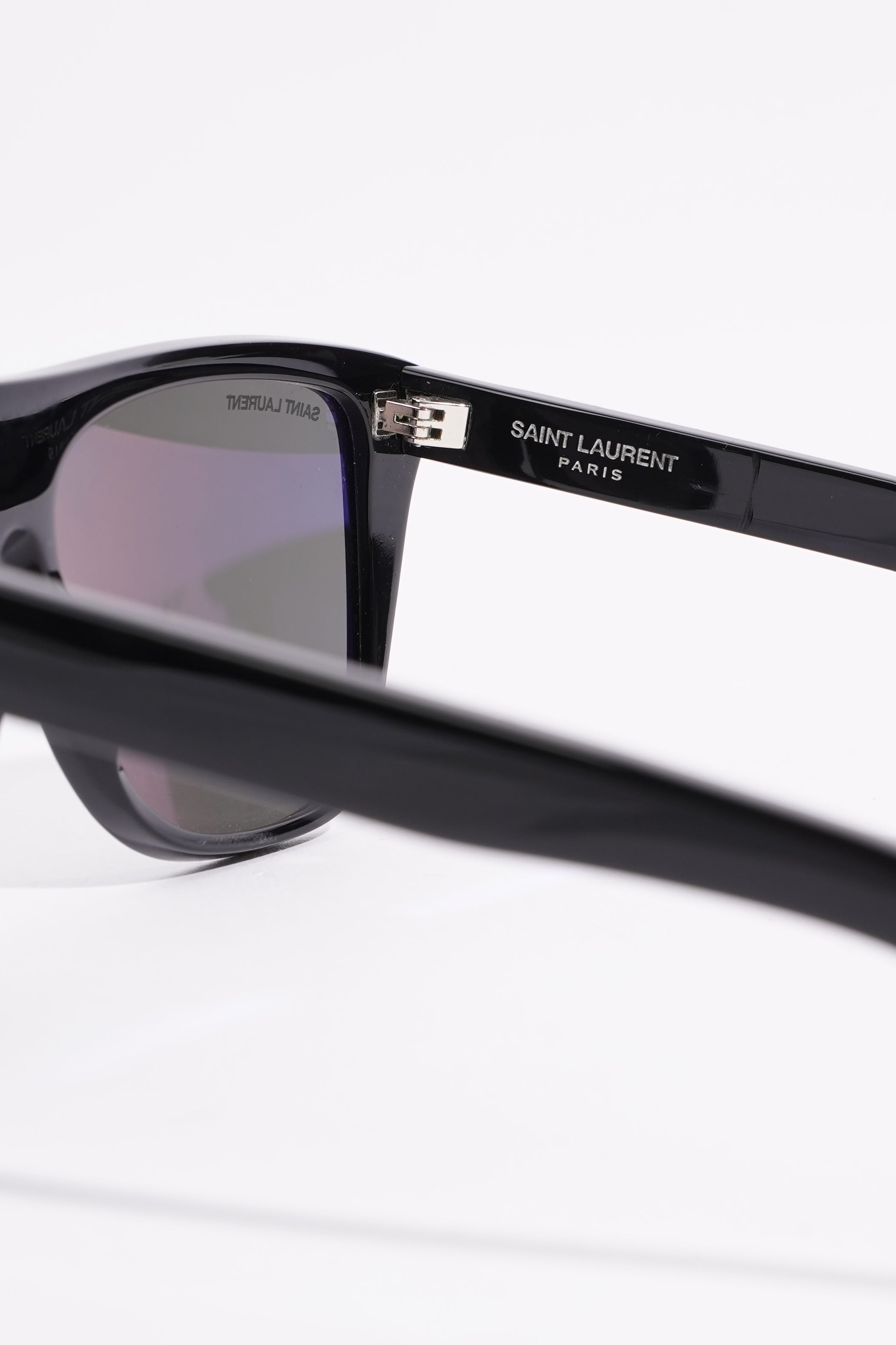 Saint Laurent Womens SL1002 Sunglasses Black Acetate 140