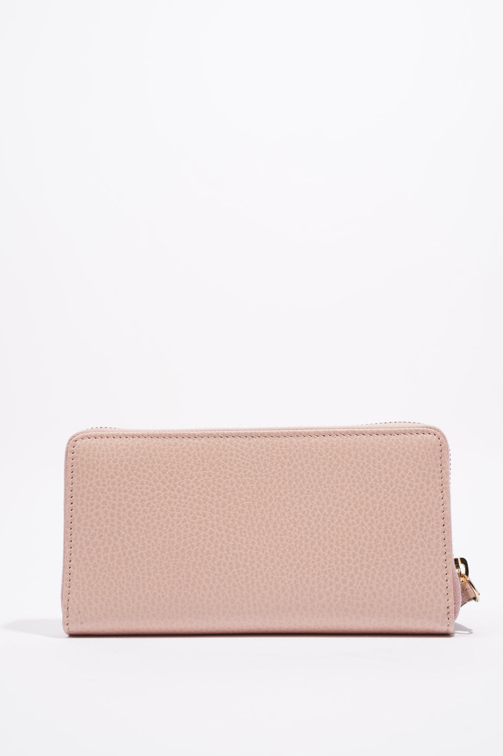 Gucci Womens Marmont Zip Around Wallet Nude
