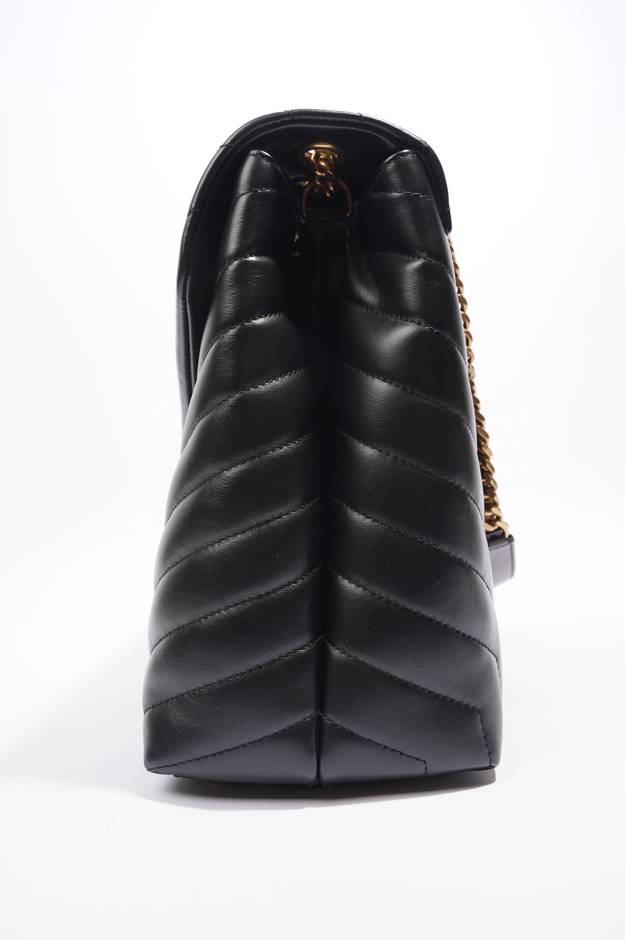 Saint Laurent Lou Lou Bag Black Leather Large