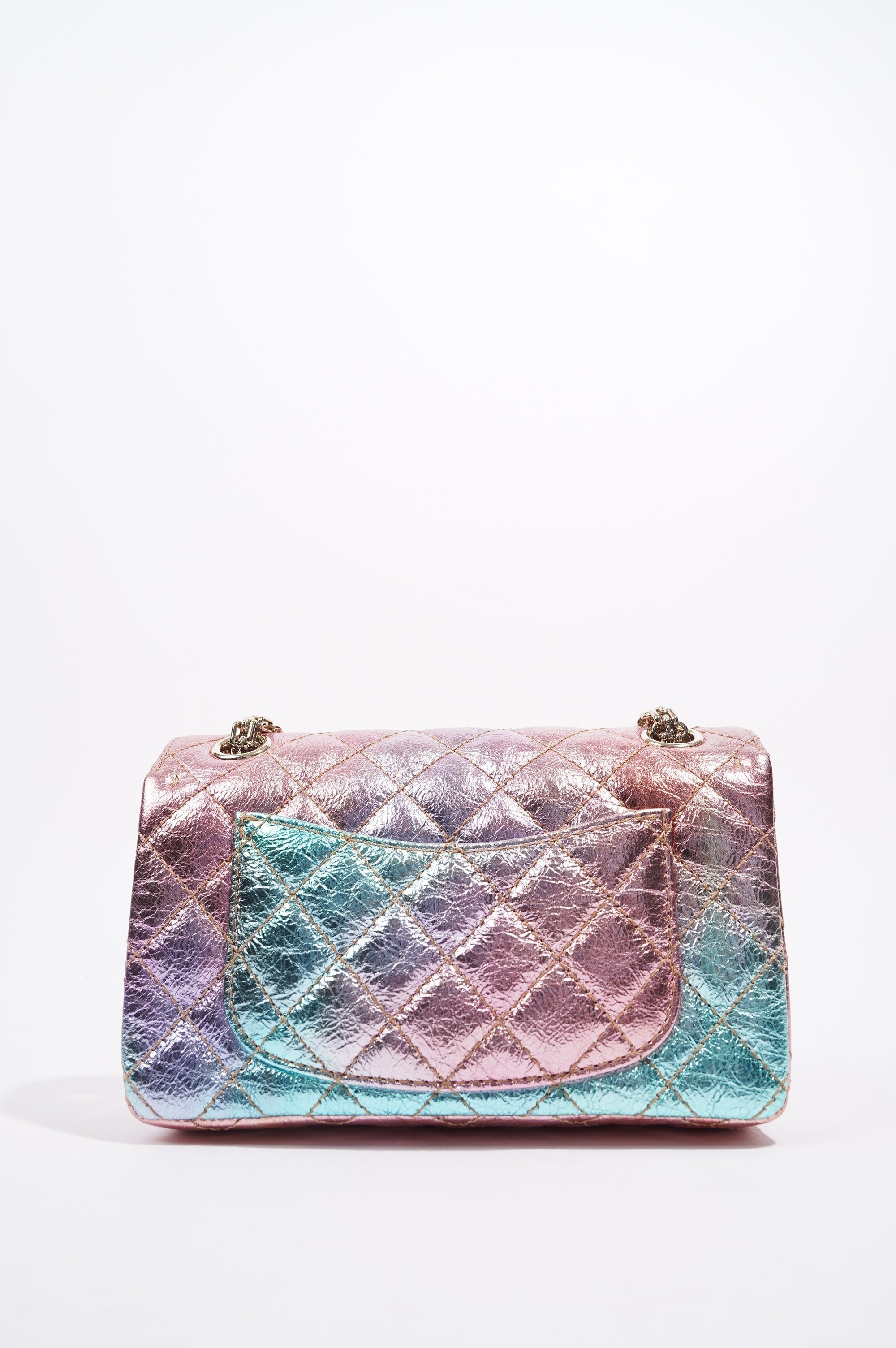 Chanel Womens The Mermaid Re-Issue 2.55 Goatskin Small