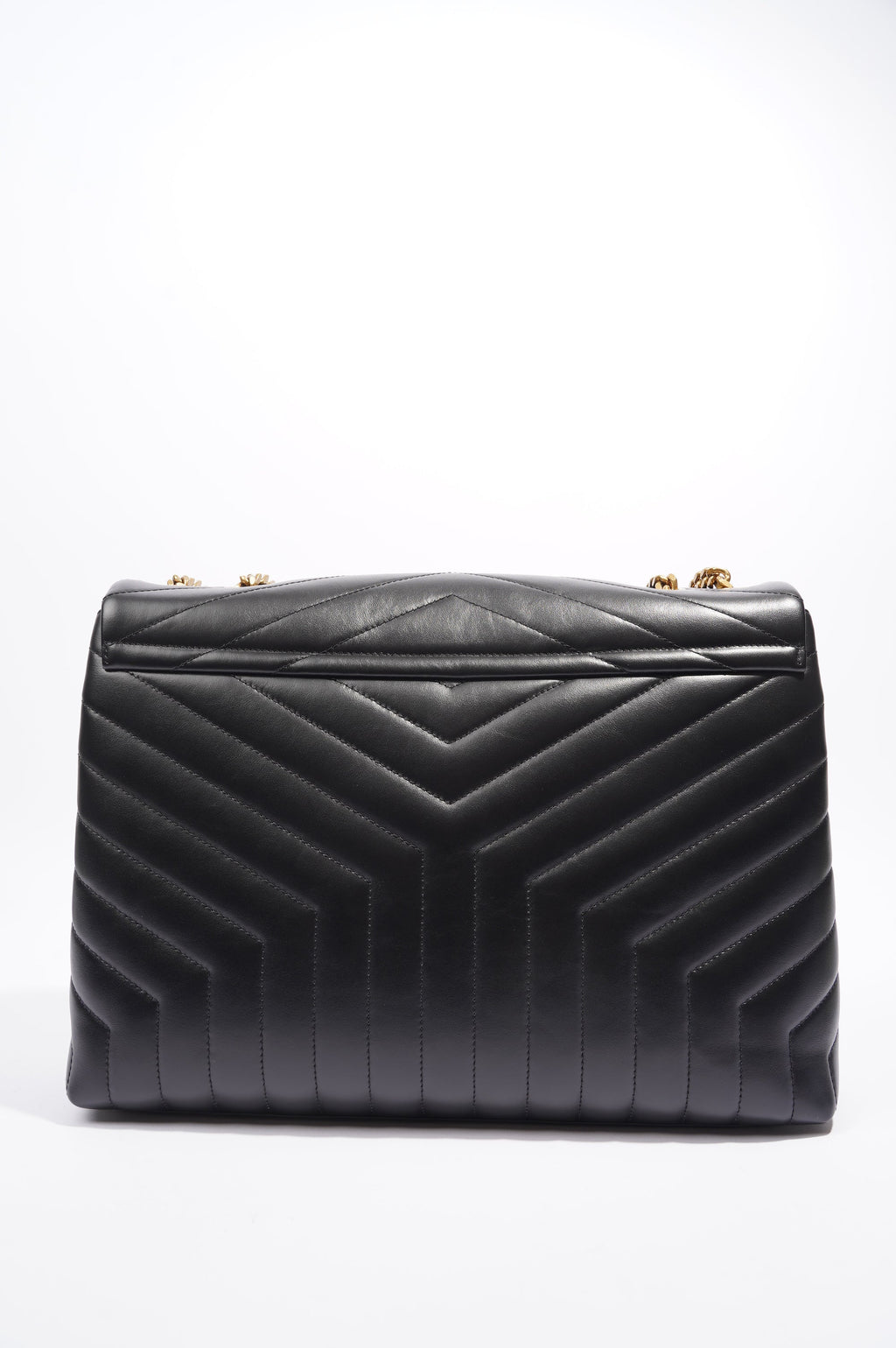 Saint Laurent Lou Lou Bag Black Leather Large
