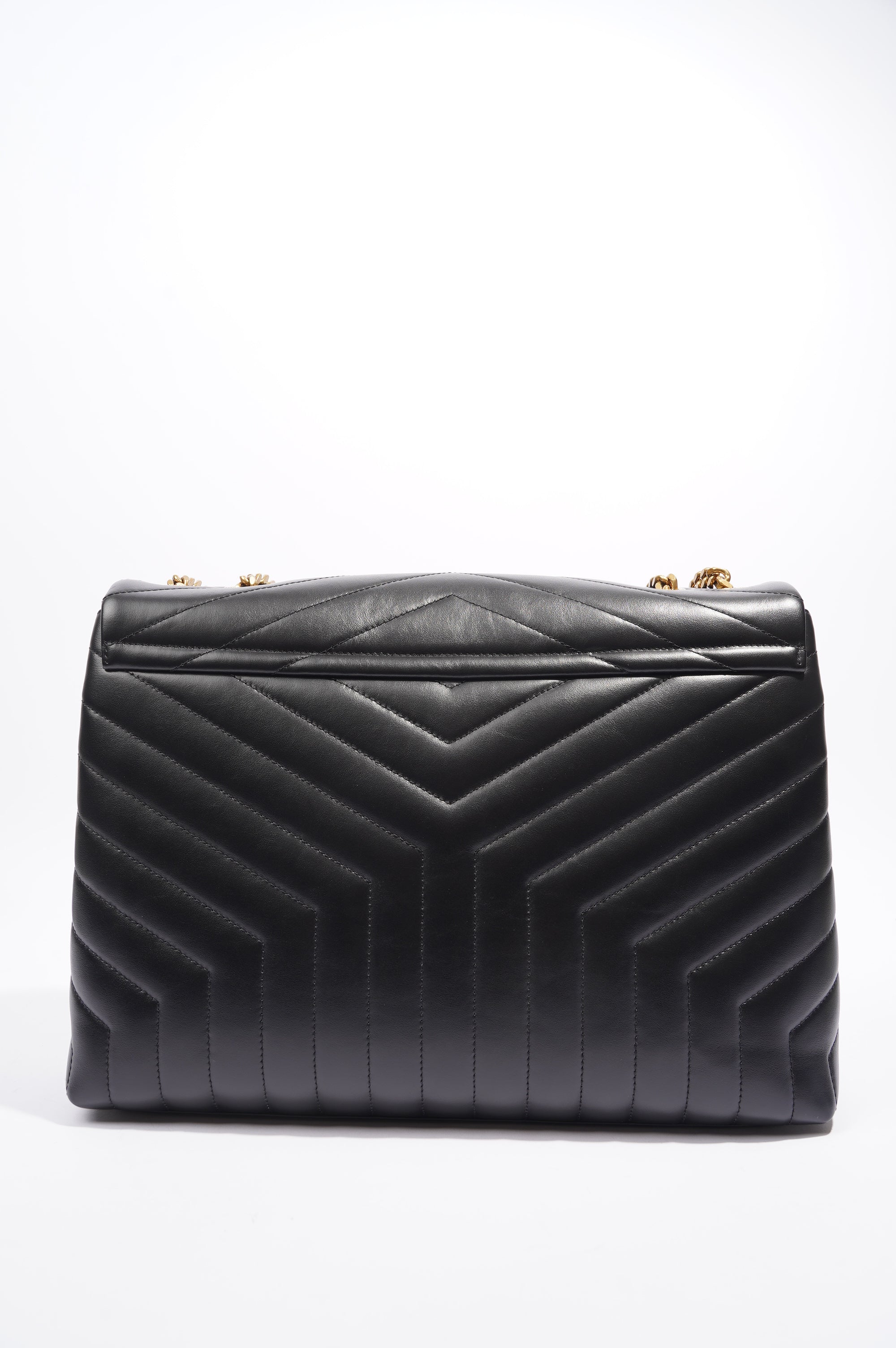Saint Laurent Lou Lou Bag Black Leather Large