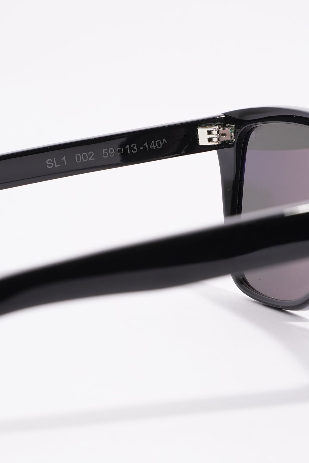 Saint Laurent Womens SL1002 Sunglasses Black Acetate 140
