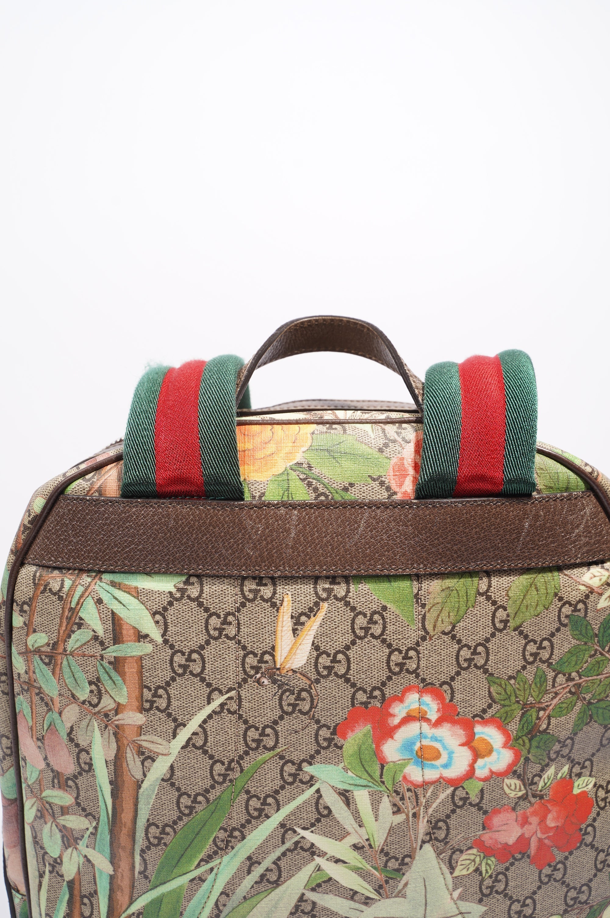 Gucci Womens GG Supreme Backpack Supreme / Floral