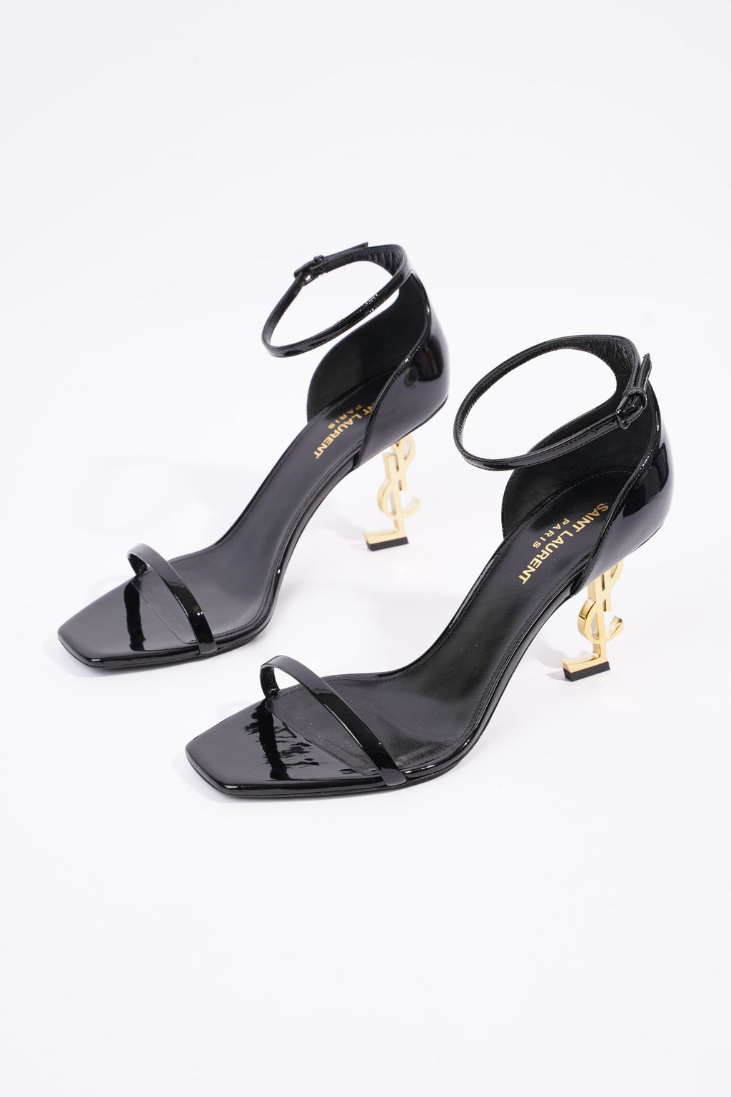 Saint Laurent Womens Opyum Patent Black EU 40 / UK 7