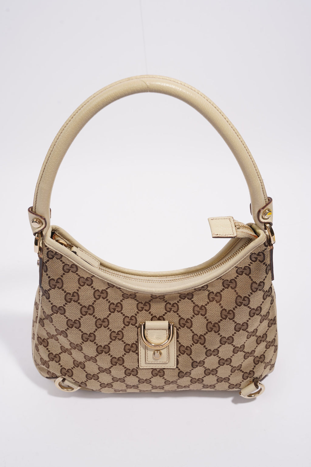 Gucci Hobo Bag Beige Canvas
