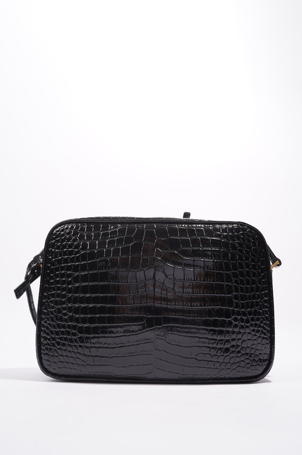 Saint Laurent Womens Lou Camera Crossbody Bag Black Leather