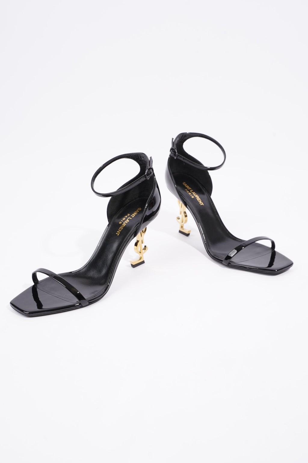 Saint Laurent Womens Opyum Patent Black EU 40 / UK 7