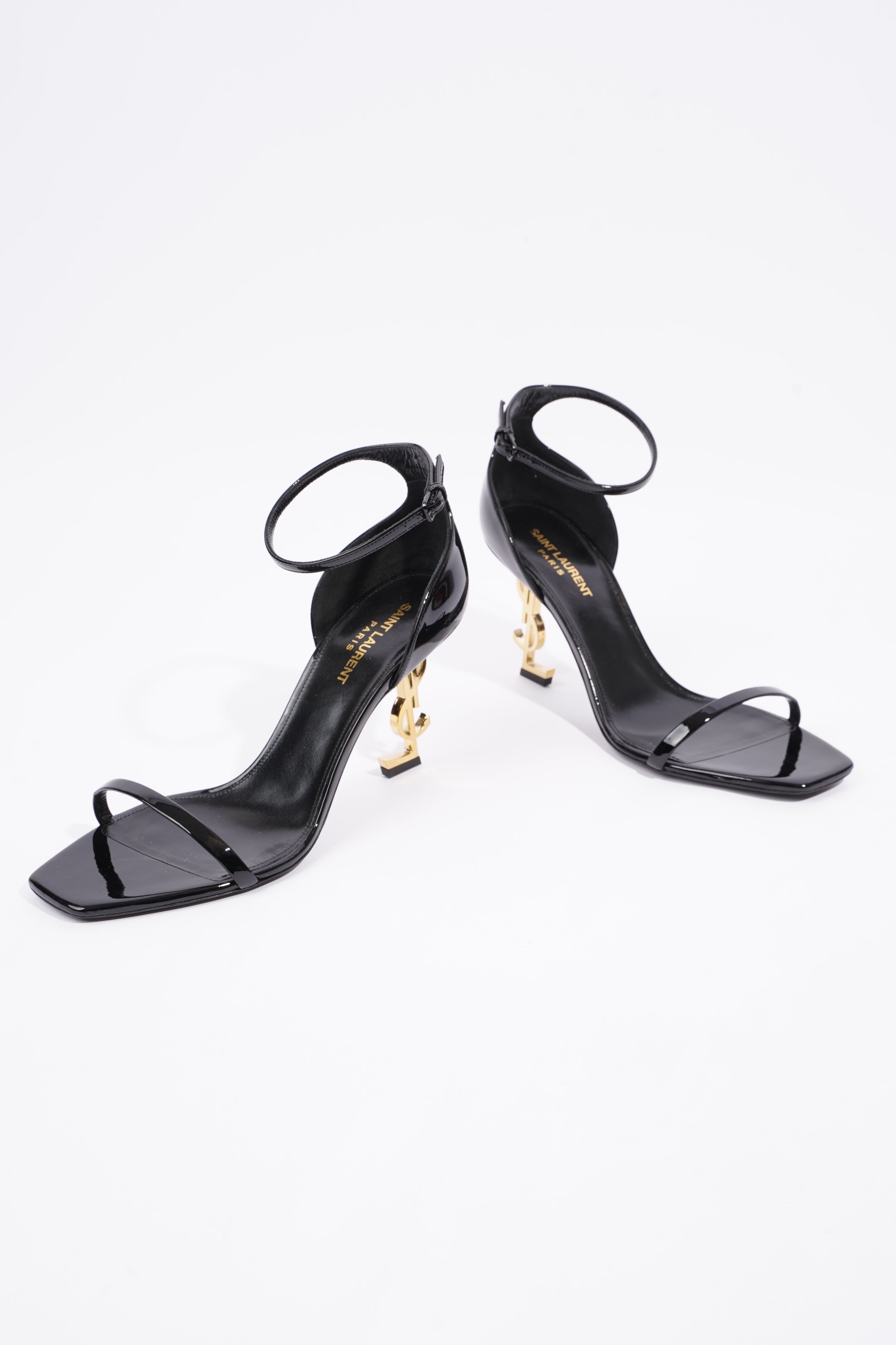 Saint Laurent Womens Opyum Patent Black EU 40 / UK 7