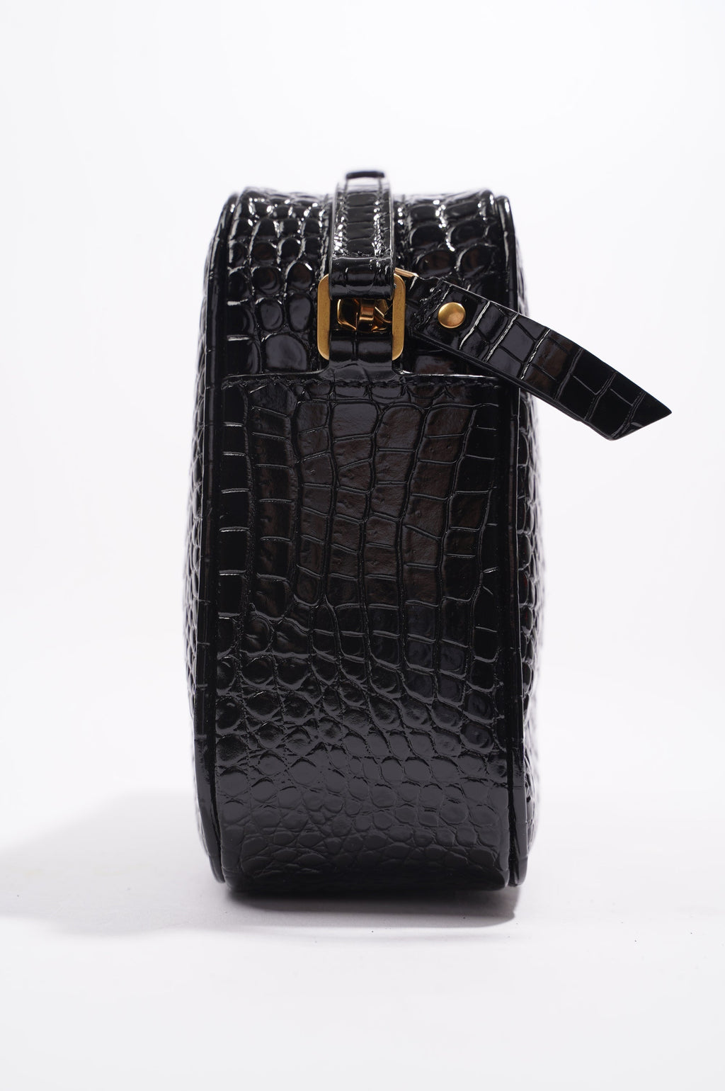 Saint Laurent Womens Lou Camera Crossbody Bag Black Leather