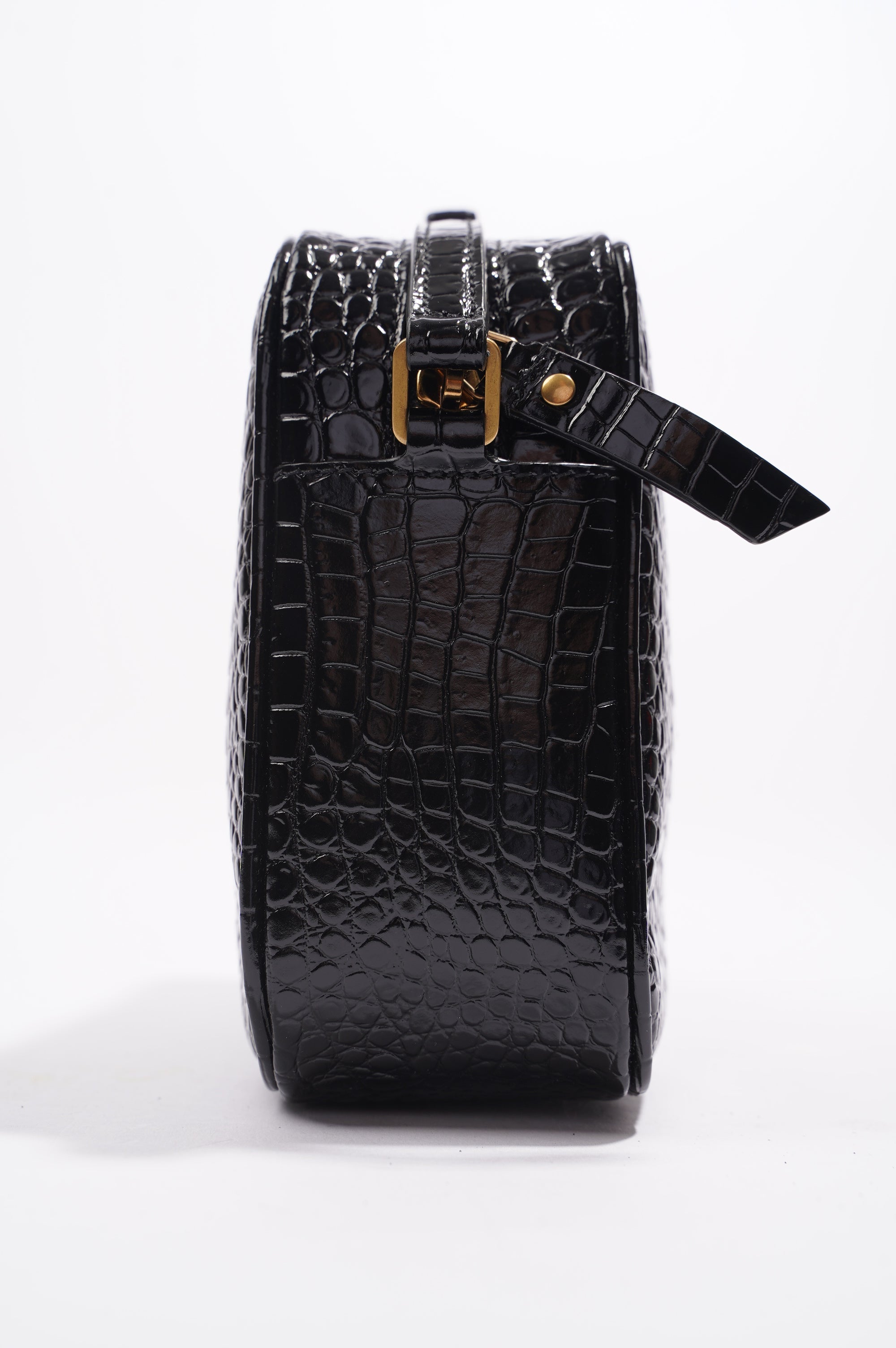 Saint Laurent Womens Lou Camera Crossbody Bag Black Leather