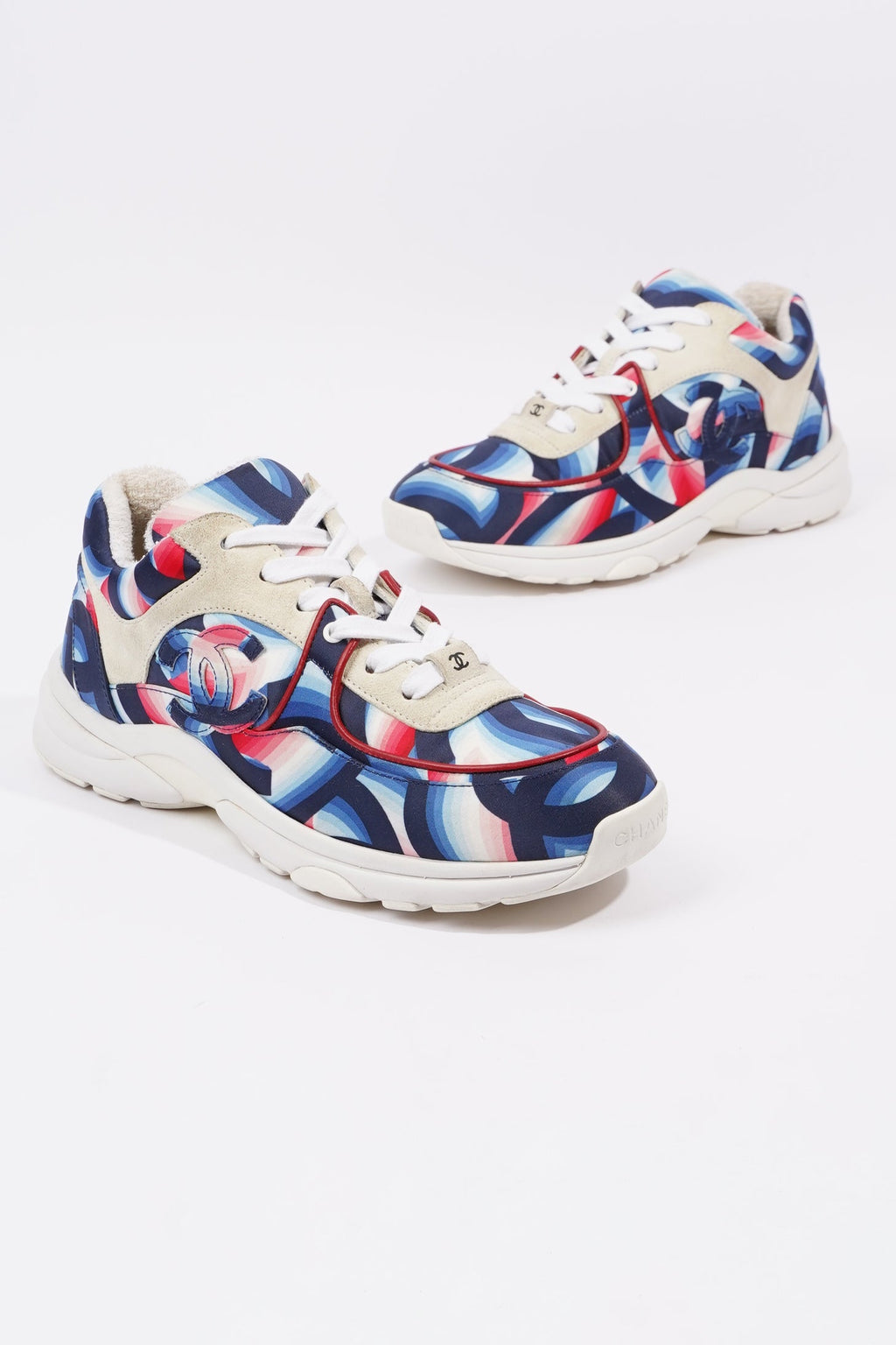 Chanel CC Logo Blue / Multi EU 38 / UK 5