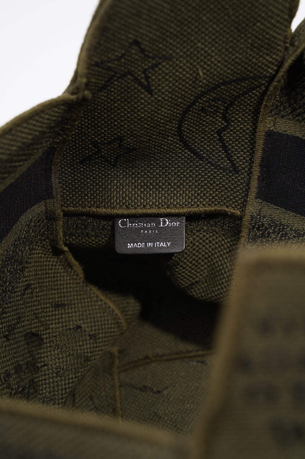 Christian Dior Womens Diorcamp Messenger Bag Green / Black Canvas