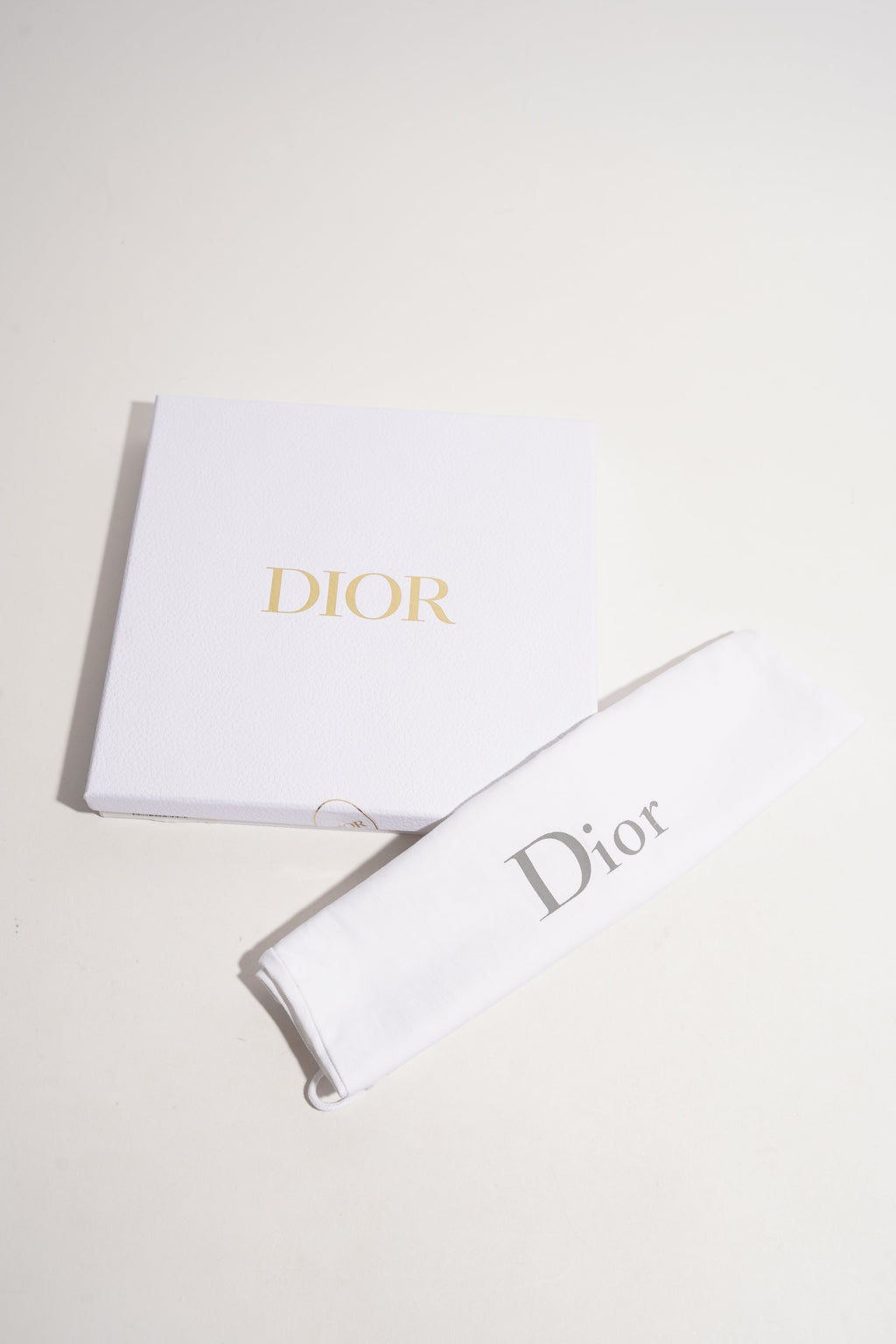 Christian Dior Saddle Belt Flat Pouch Blue Black