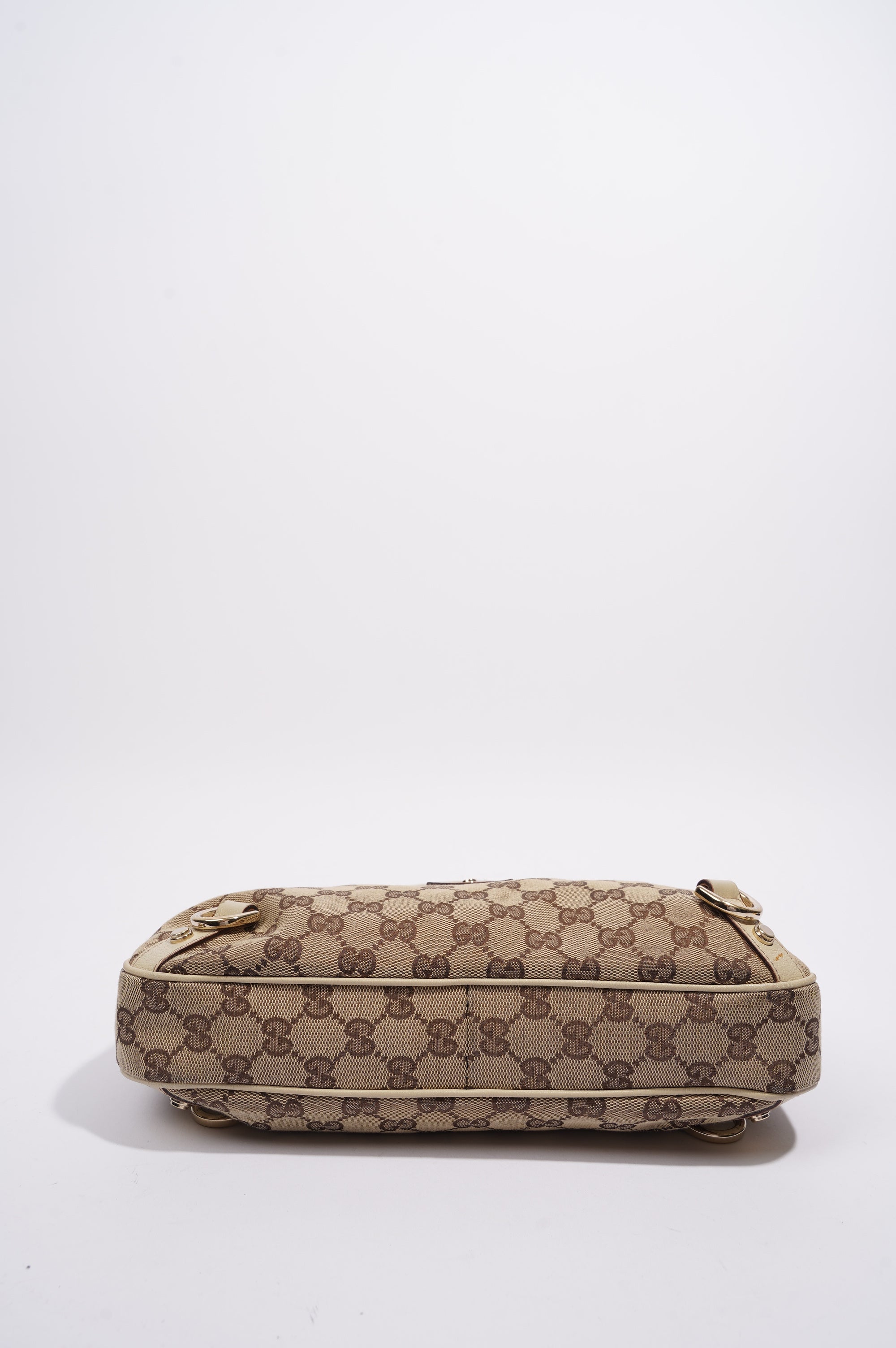 Gucci Hobo Bag Beige Canvas