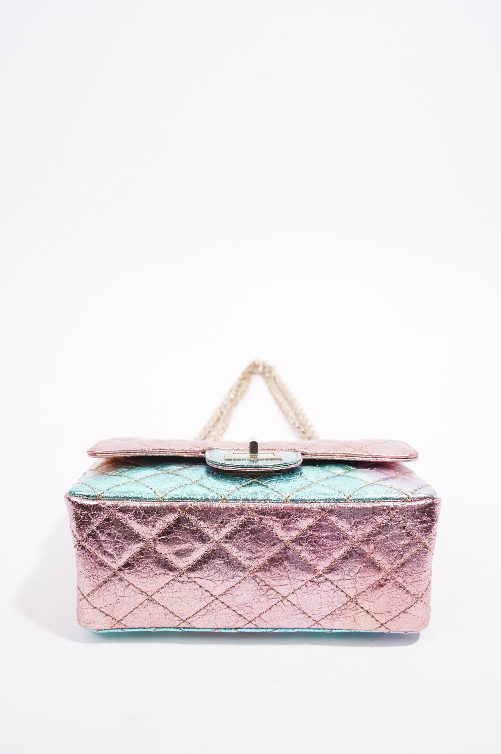 Chanel Womens The Mermaid Re-Issue 2.55 Goatskin Small