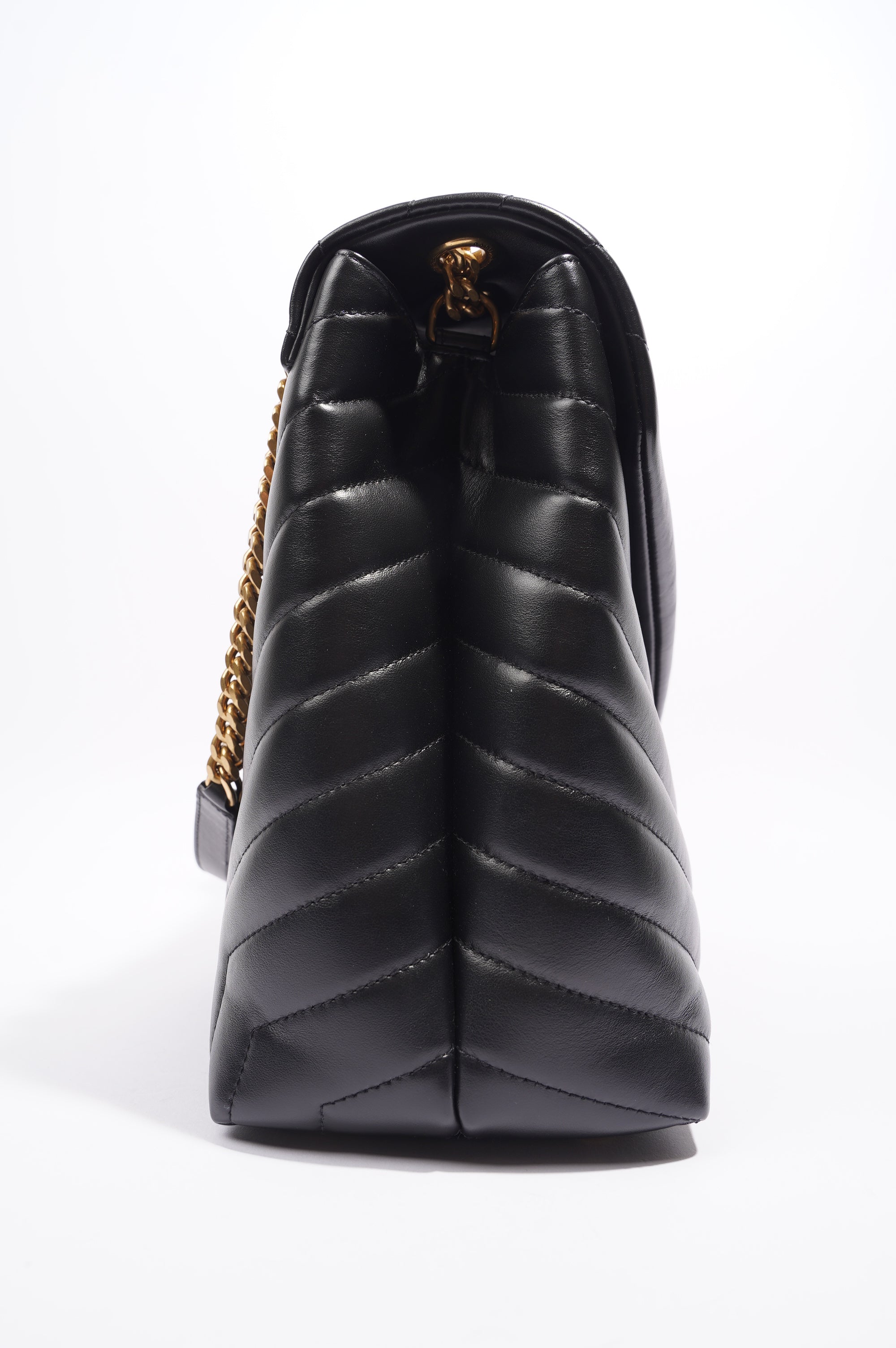Saint Laurent Lou Lou Bag Black Leather Large