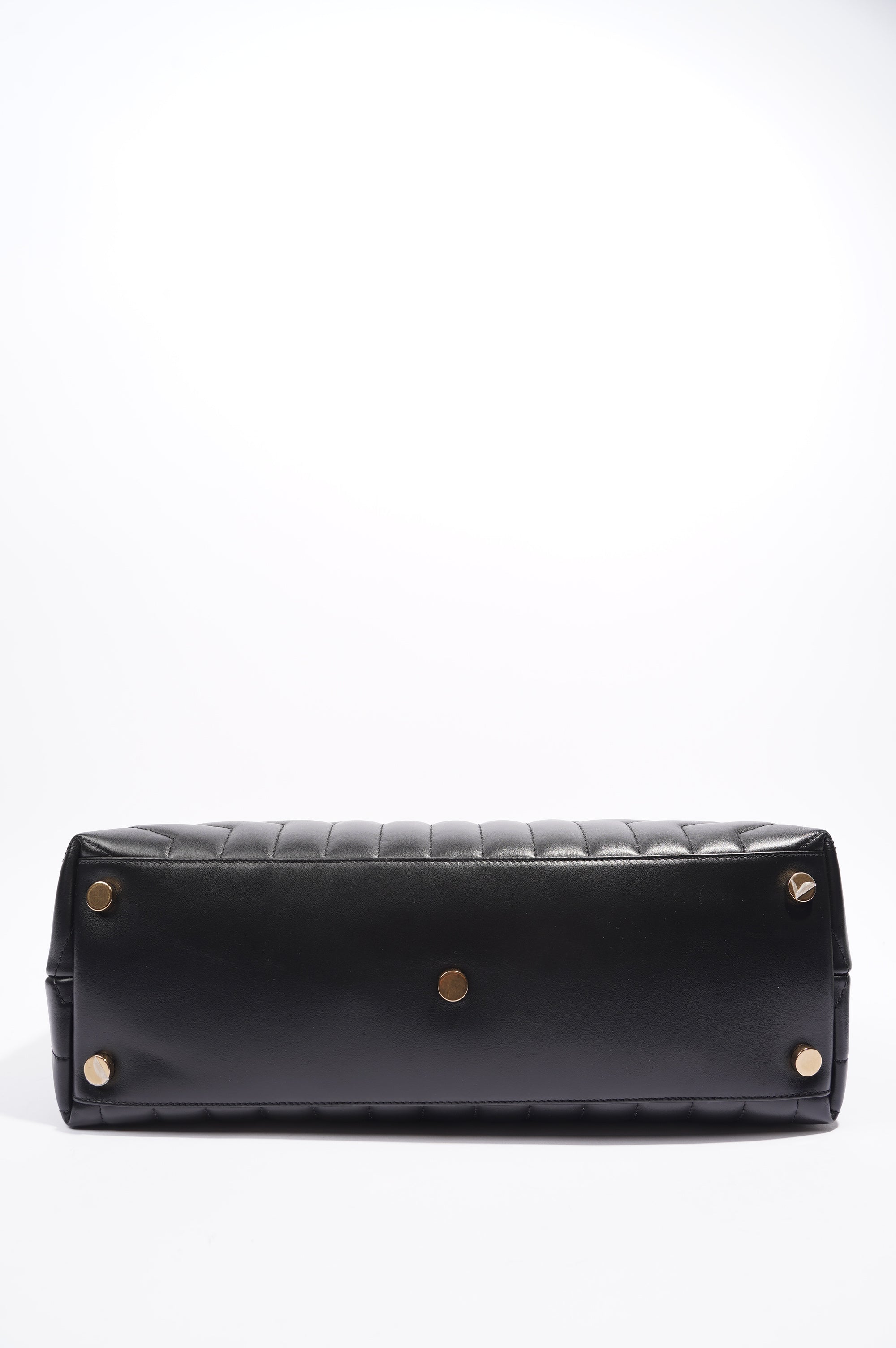 Saint Laurent Lou Lou Bag Black Leather Large