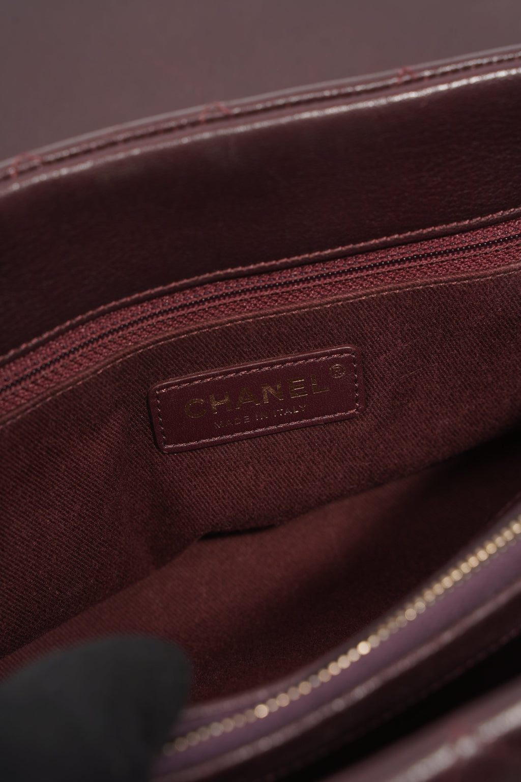Chanel Womens Trapezio Purple