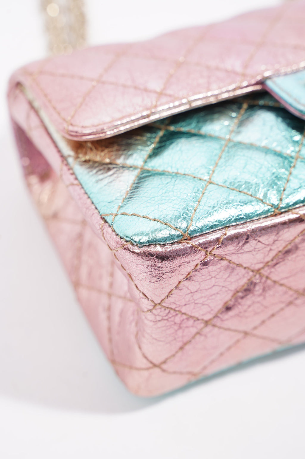 Chanel Womens The Mermaid Re-Issue 2.55 Goatskin Small