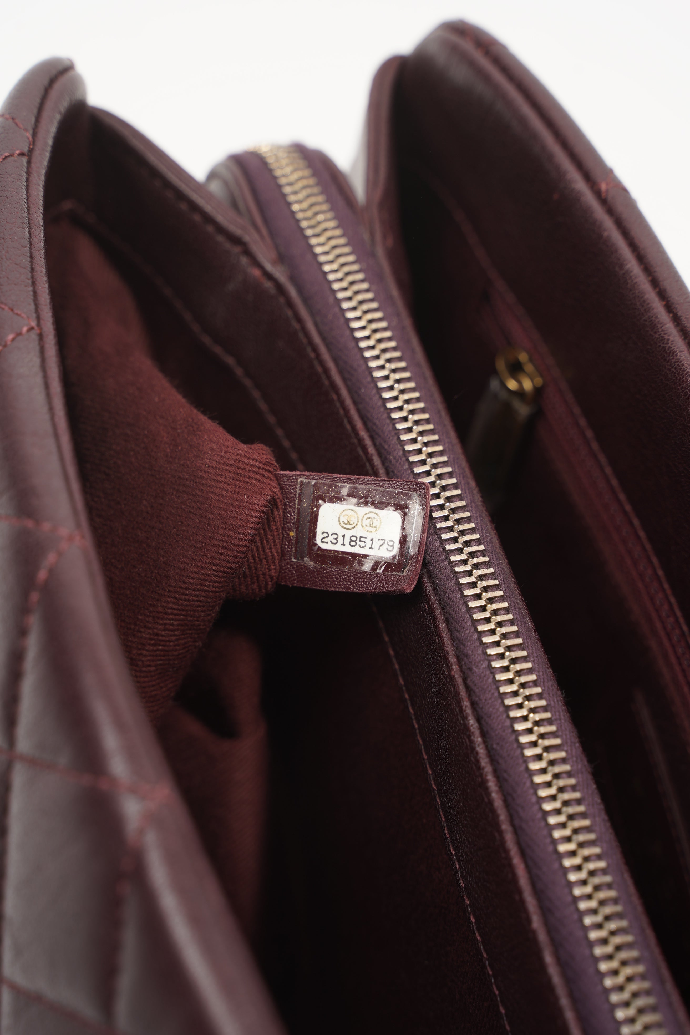 Chanel Womens Trapezio Purple