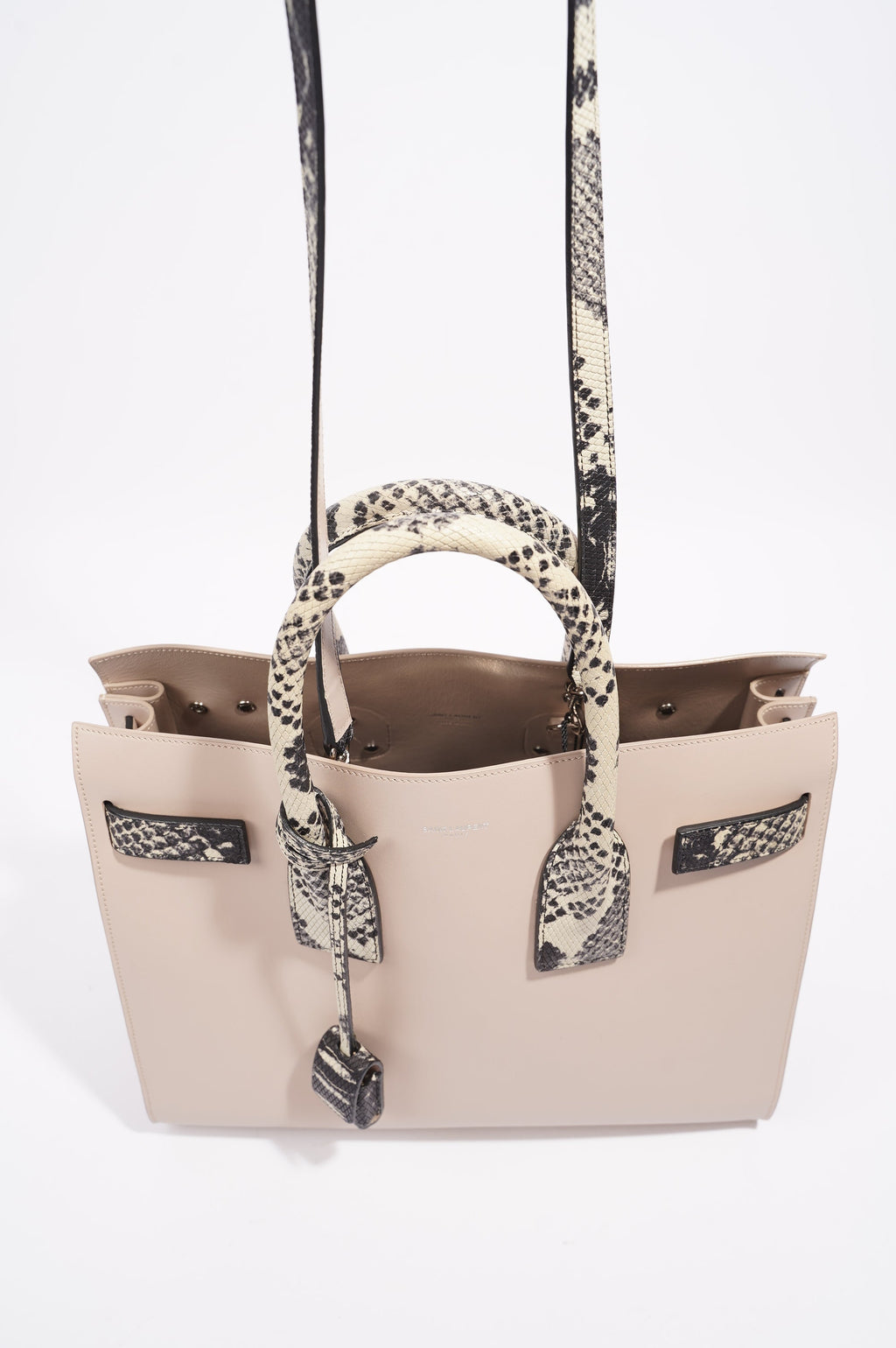 Saint Laurent Sac De Jour Nude / Python Small