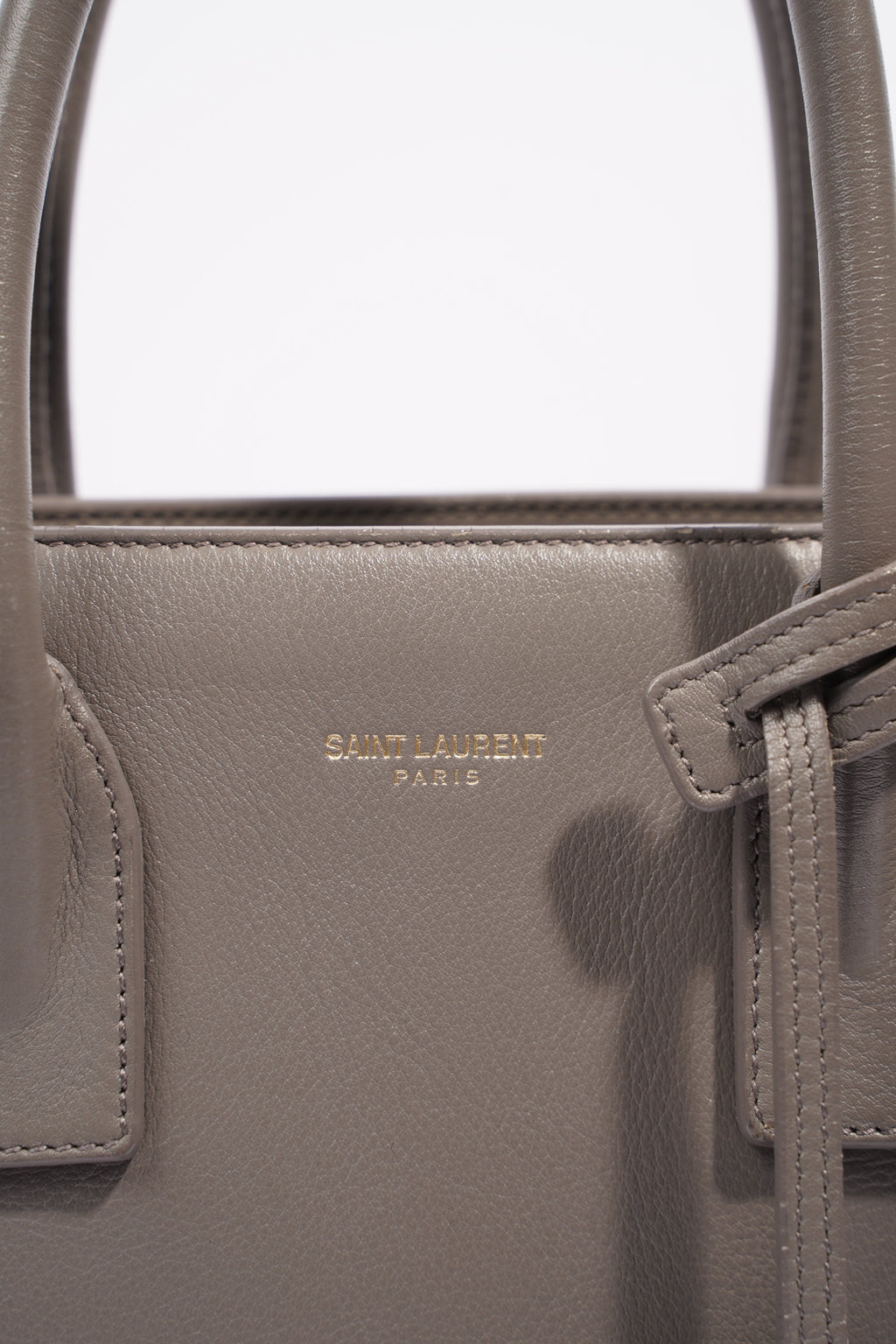 Saint Laurent Womens Sac De Jour Grey Baby