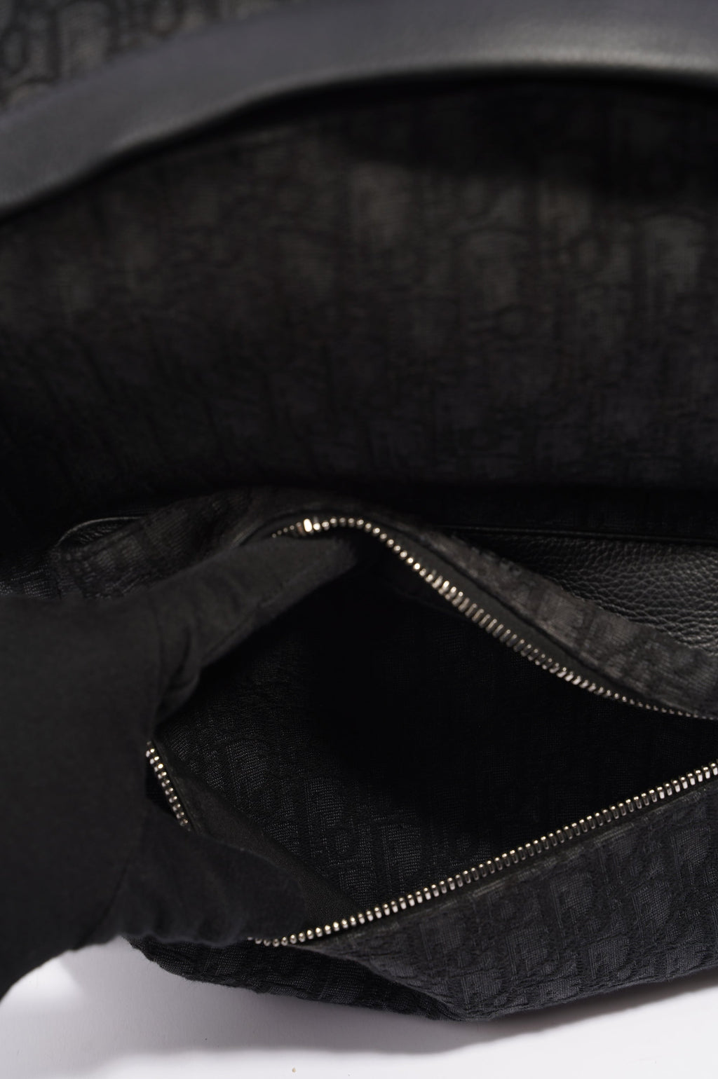 Christian Dior Mens Rider Backpack Black Canvas / Leather