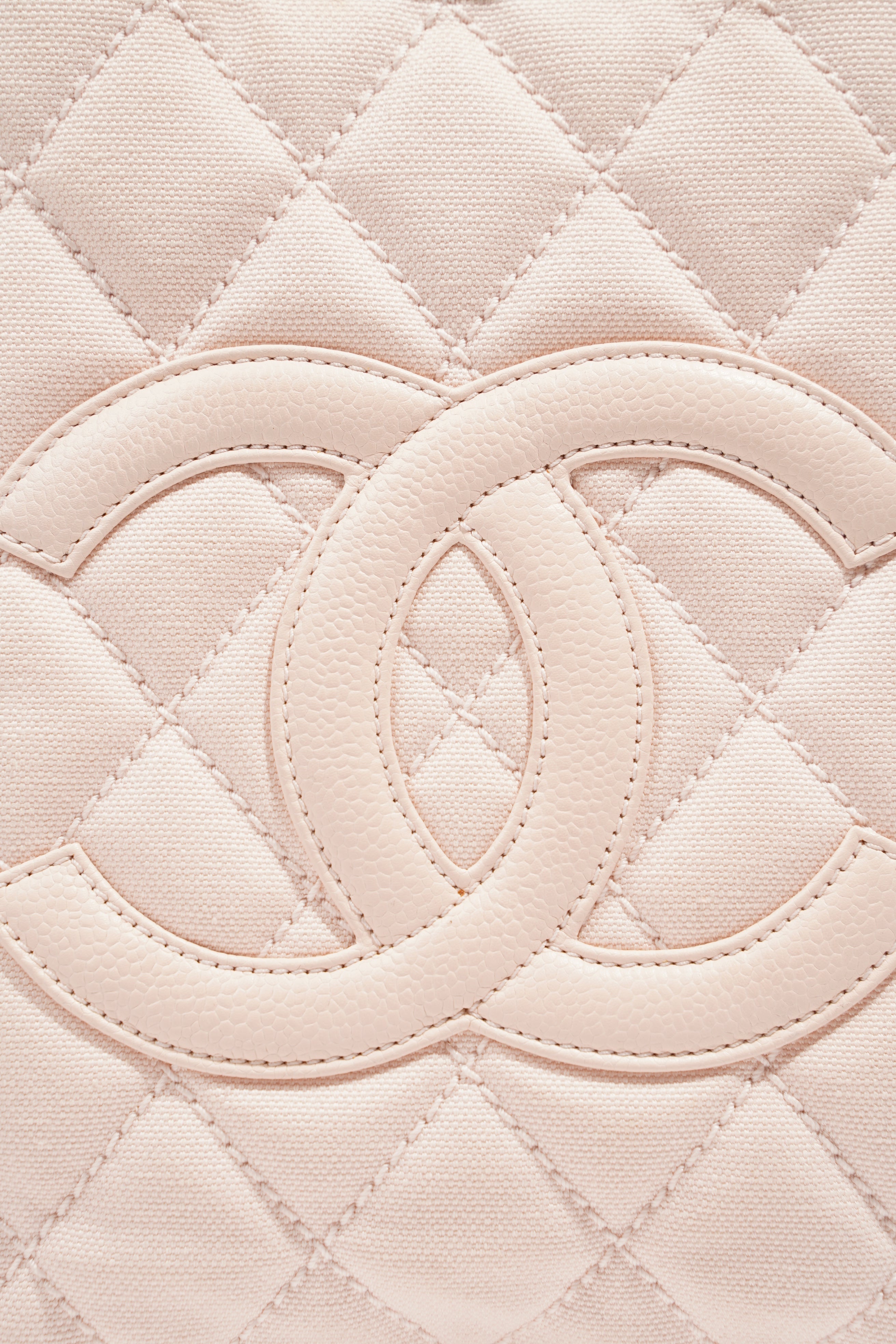 Chanel Womens Lambskin Hobo Tassel Bag Pink Small