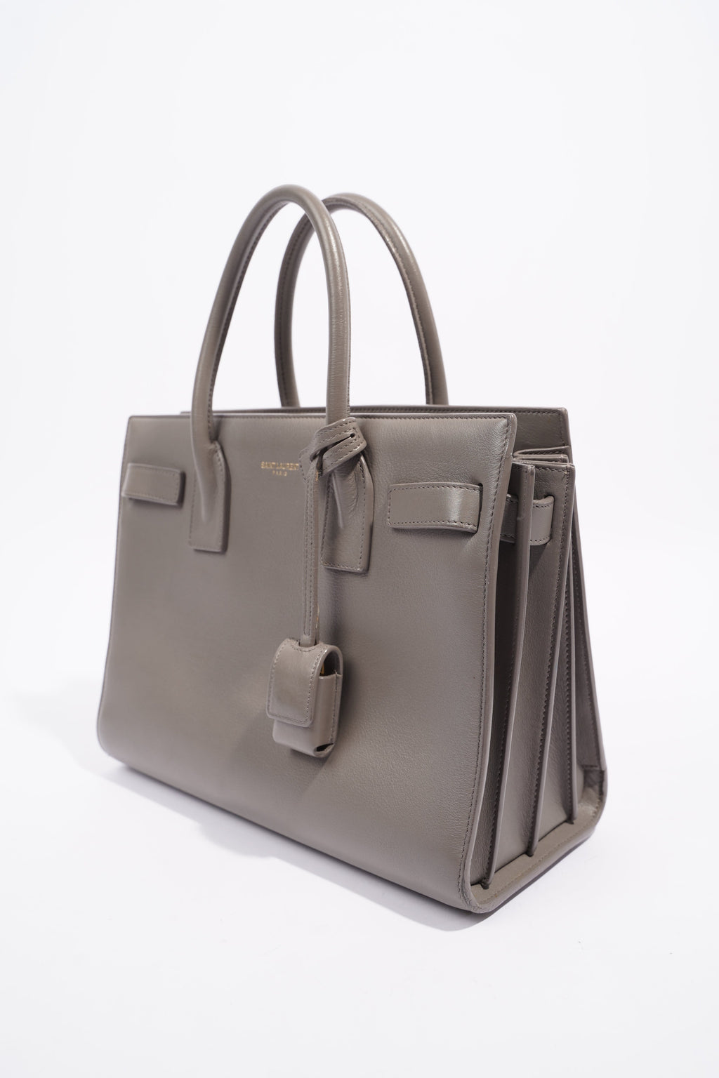Saint Laurent Womens Sac De Jour Grey Baby