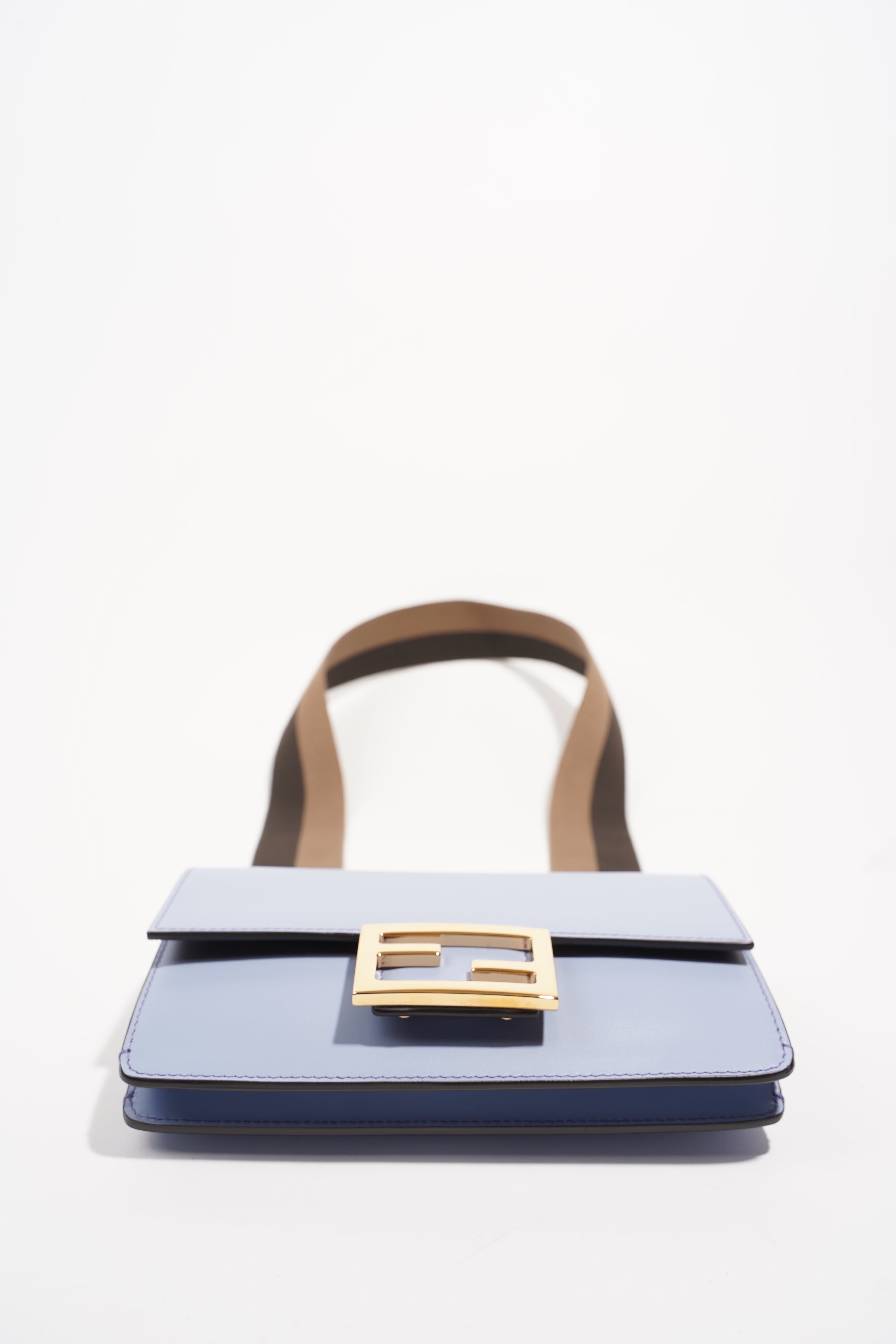 Fendi Womens Baguette Bag Baby Blue