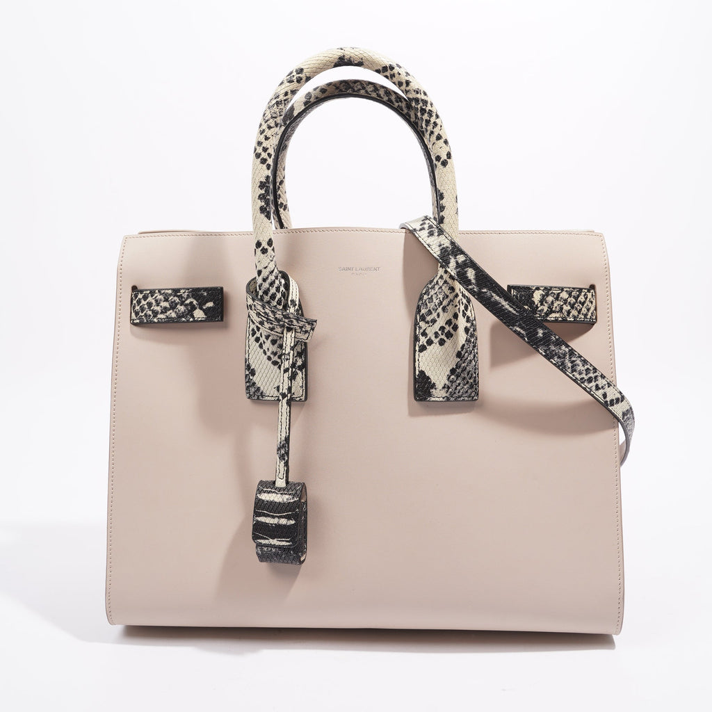 Saint Laurent Sac De Jour Nude / Python Small