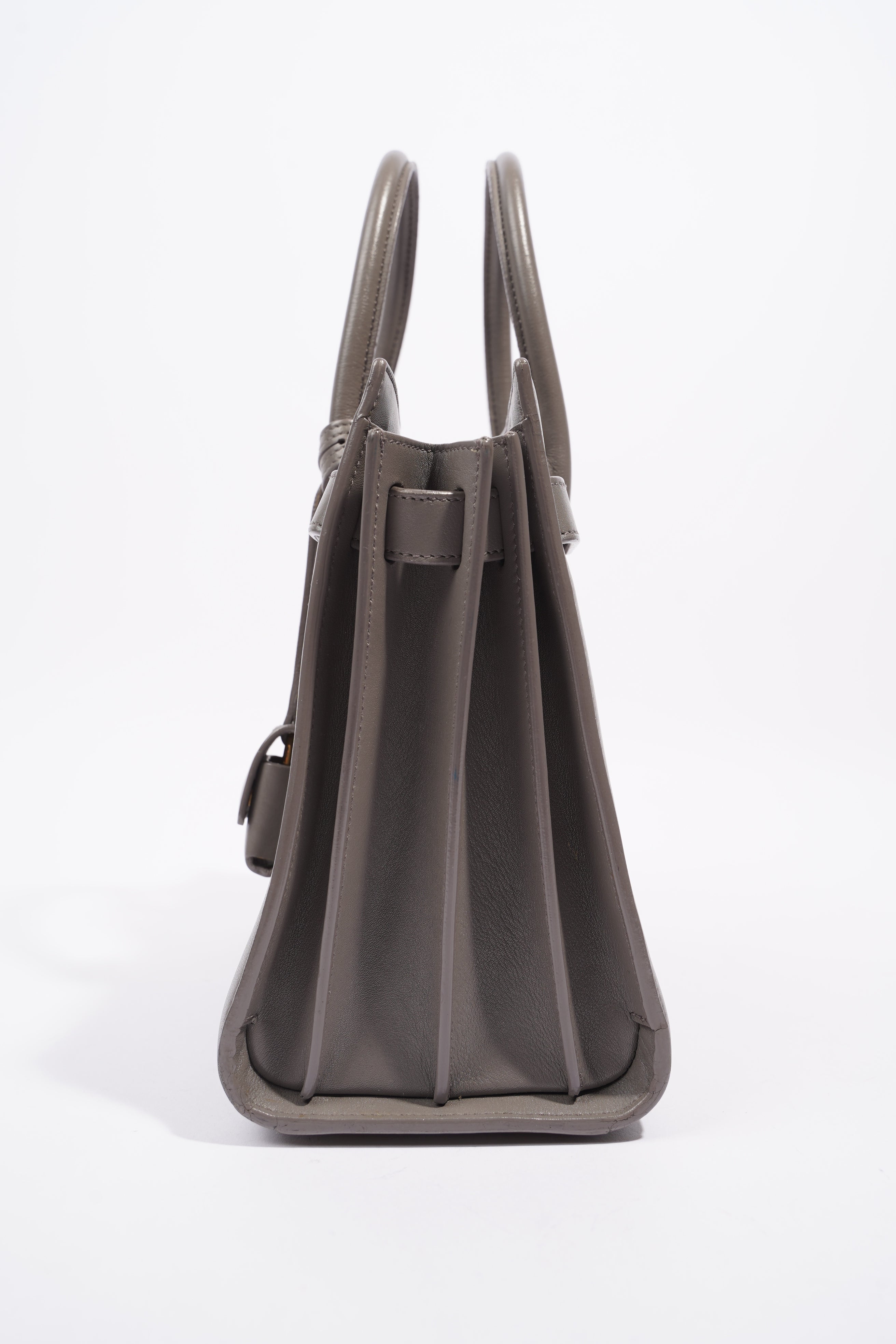 Saint Laurent Womens Sac De Jour Grey Baby